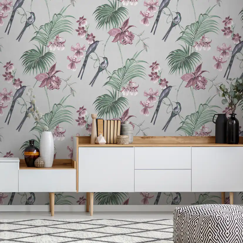 Tapet Boutique Julien McDonald Utopia Grey Grå