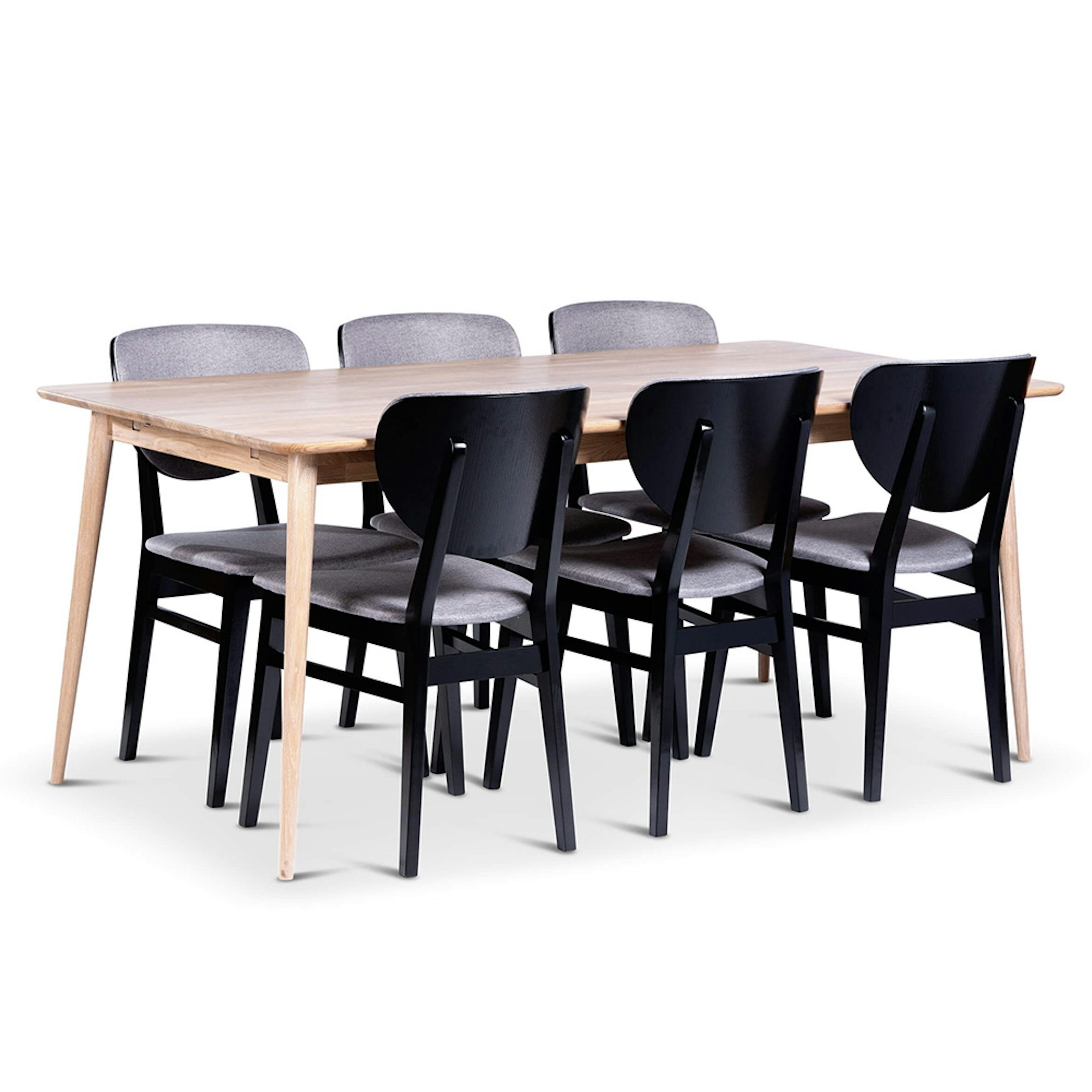 Matgrupp Stenexpo Odense med 6 Borgholm Stolar