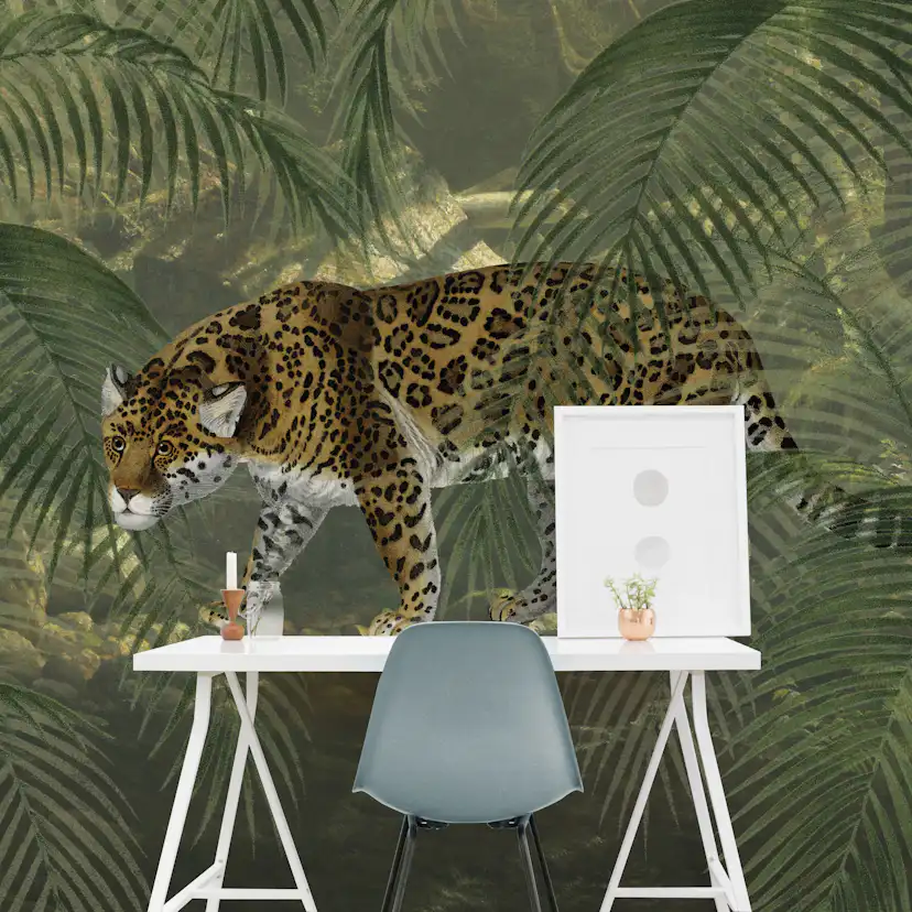 Fototapet Art for the Home Leopard