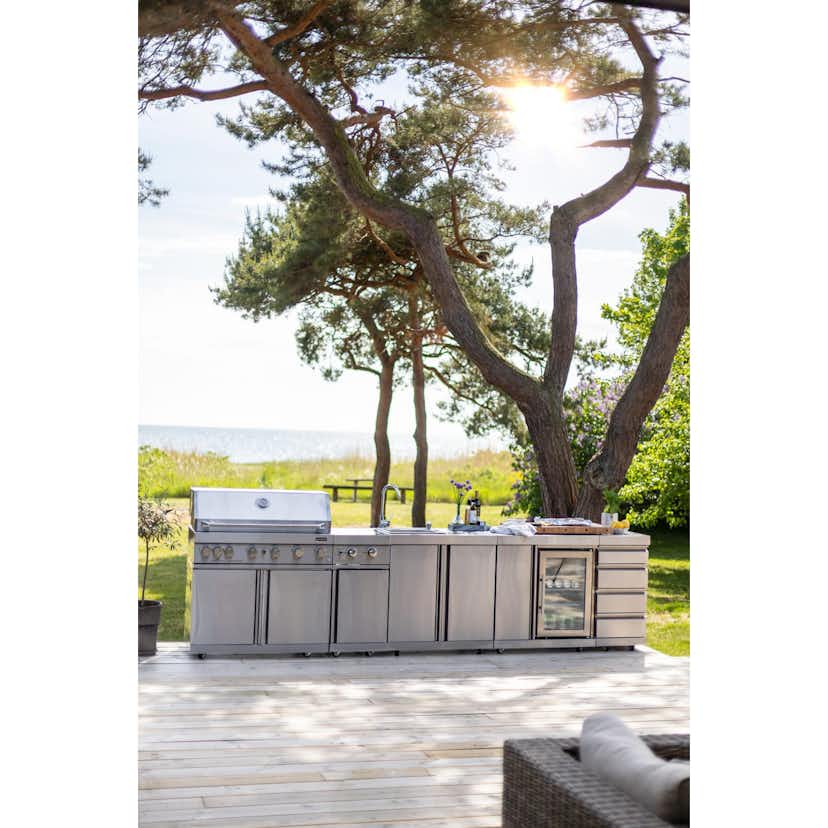 Fristående Kylskåp och Förvaringsskåp Myoutdoorkitchen Classic Line Stainless 304SS Modul