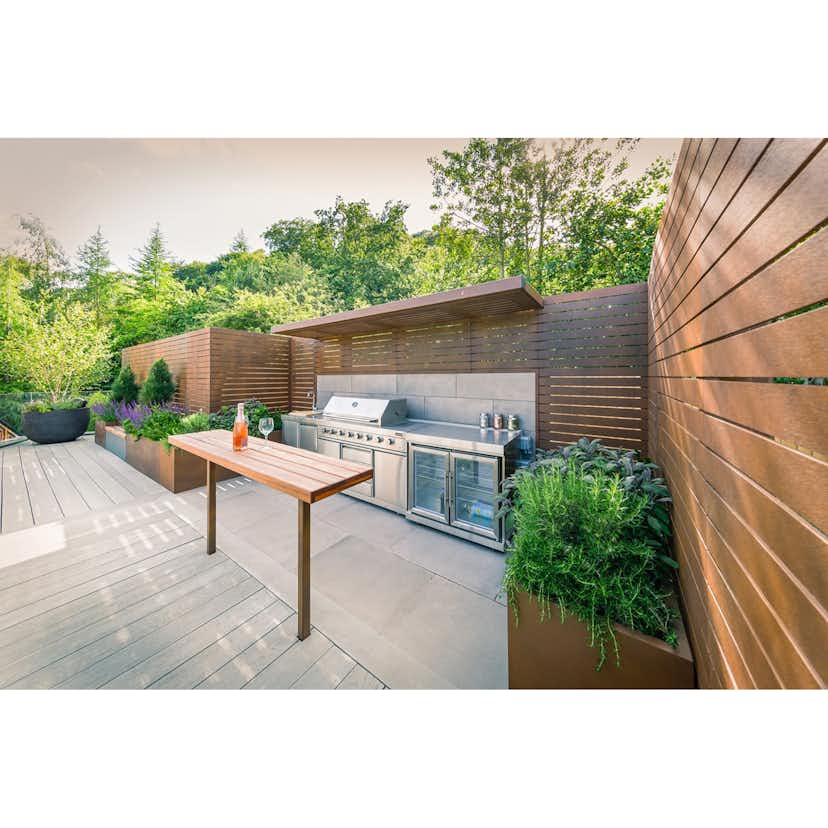 Fristående Kylskåp Myoutdoorkitchen Classic Line Stainless 304SS Modul med Dubbeldörrar