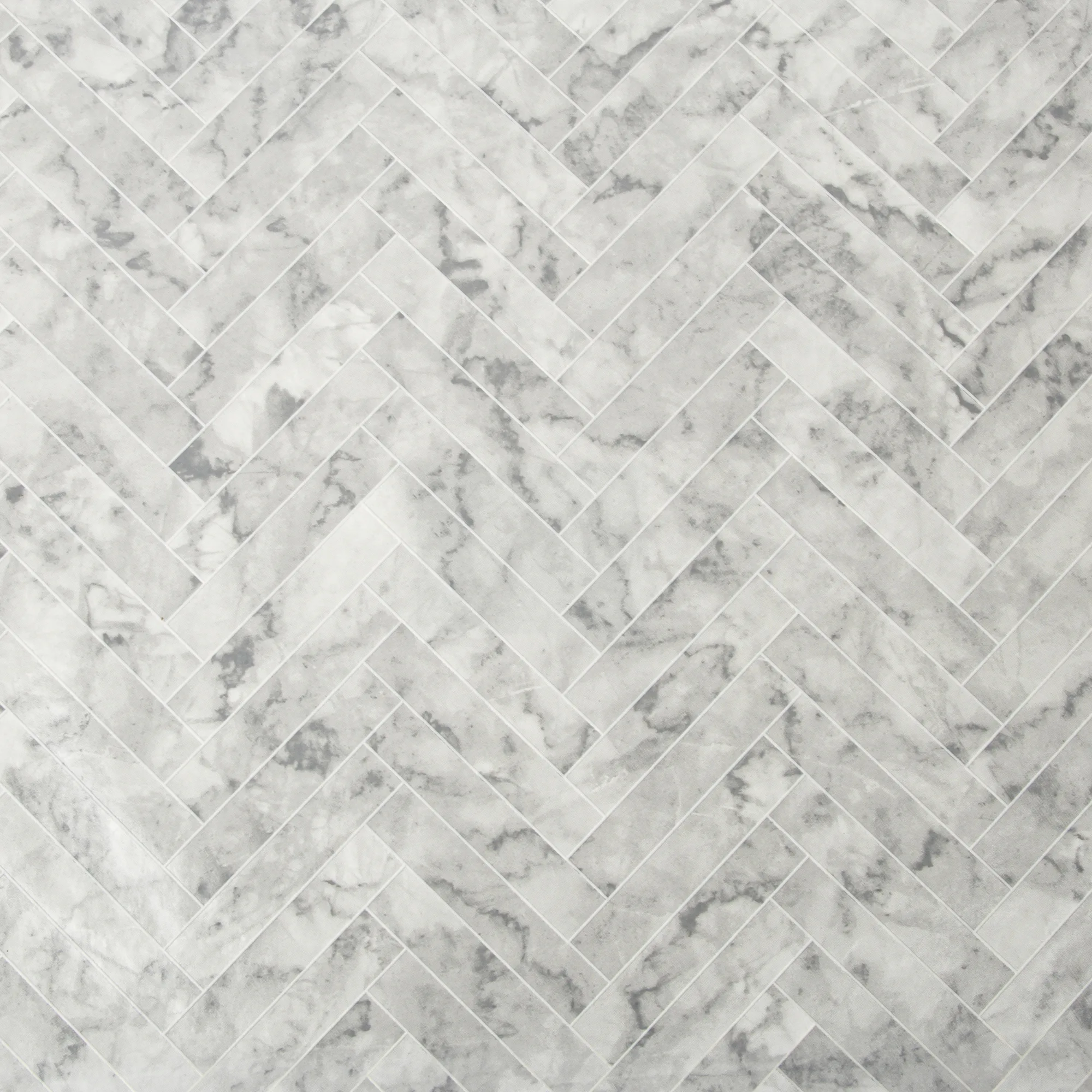 Tapet Contour Marble Chevron Tile Vit
