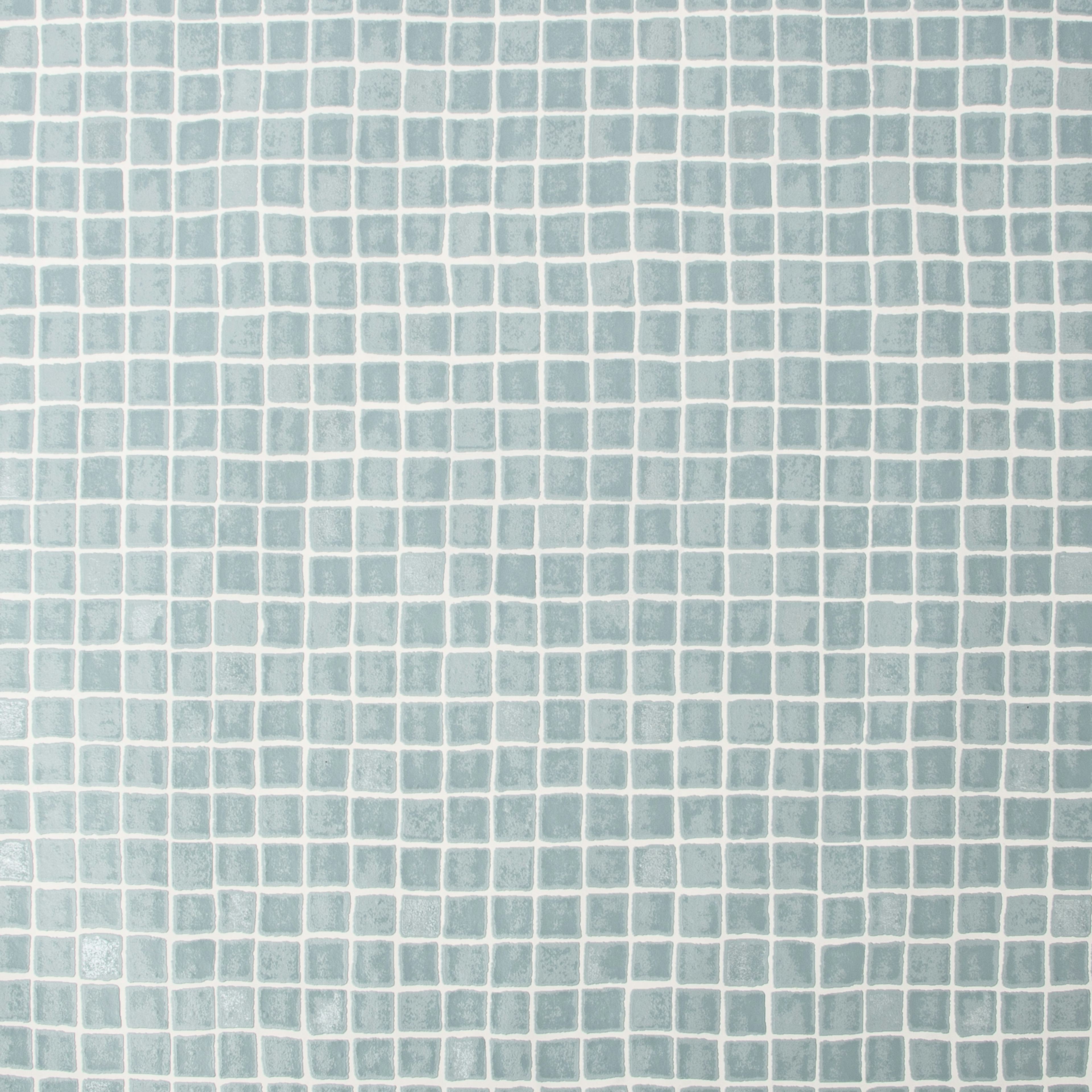 Tapet Contour Spectrum Mosaic Blå