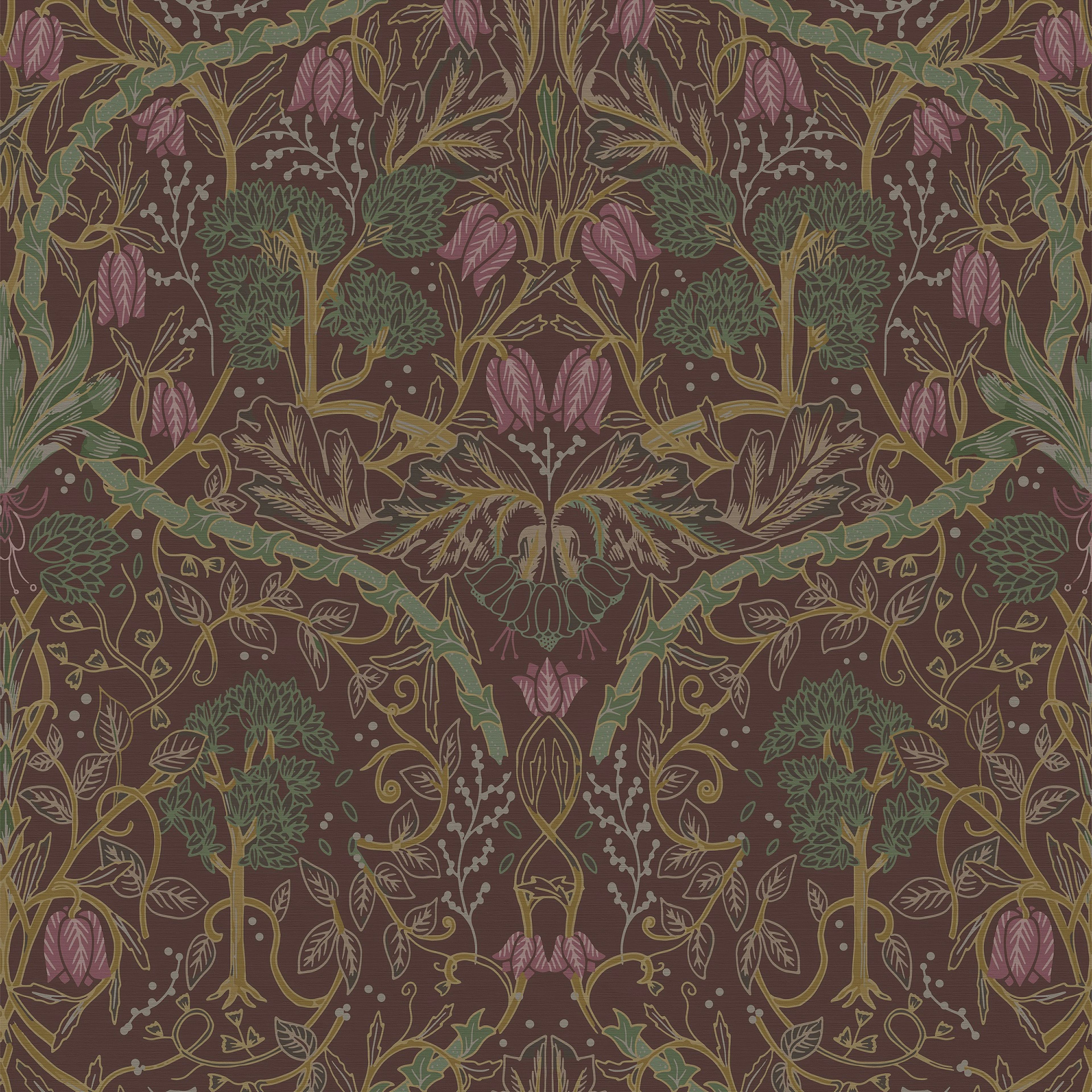 Tapet Superfresco Easy Lauri Modern 113294 EasyUp, Mönstrad Röd