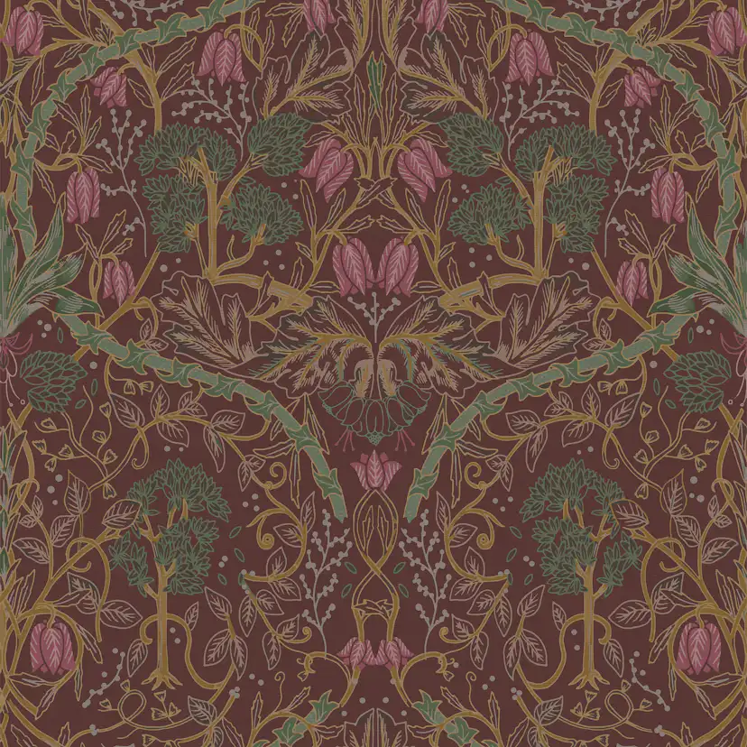 Tapet Superfresco Easy Lauri Modern 113294 EasyUp, Mönstrad Röd