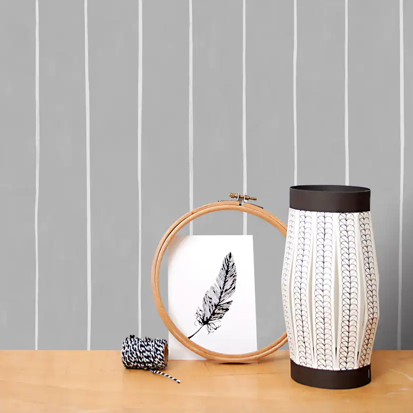 Tapet Superfresco Easy Ränder Grå 10mx53cm