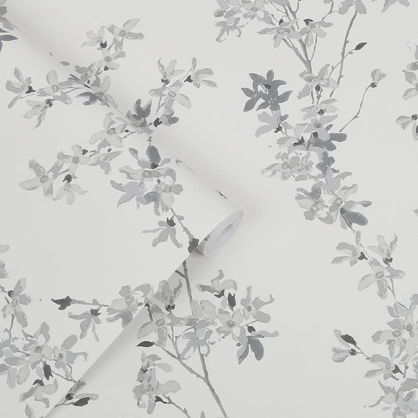 Tapet Laura Ashley Forstyhia Steel