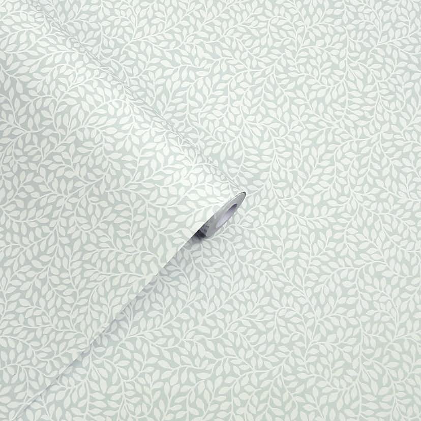 Tapet Laura Ashley Little Vines Enteneier Blå