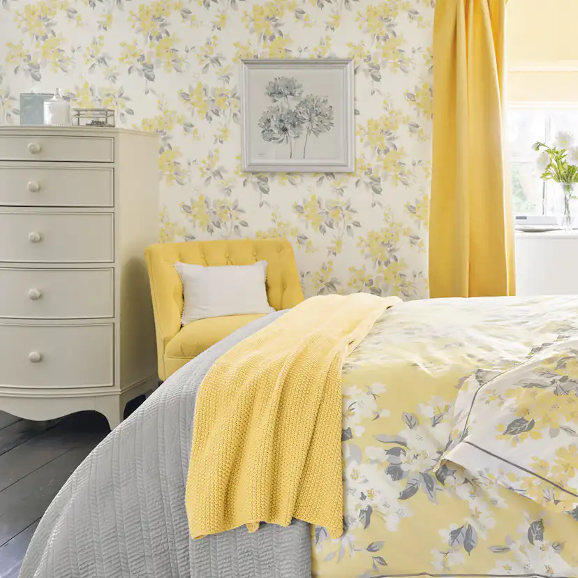 Tapet Laura Ashley Apple Blossom Sunshine