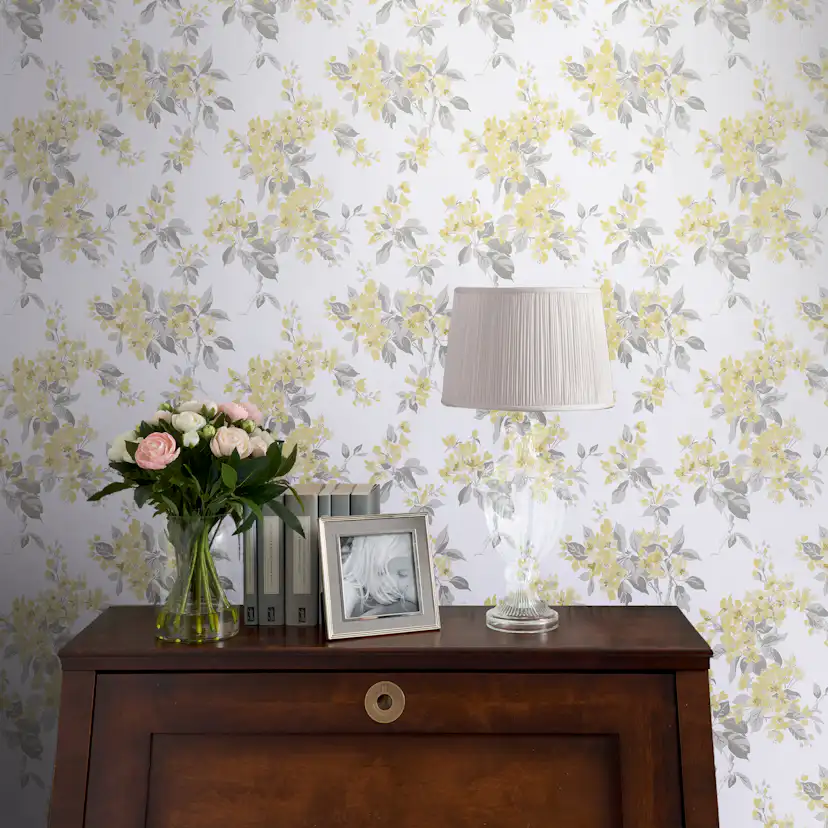 Tapet Laura Ashley Apple Blossom Sunshine