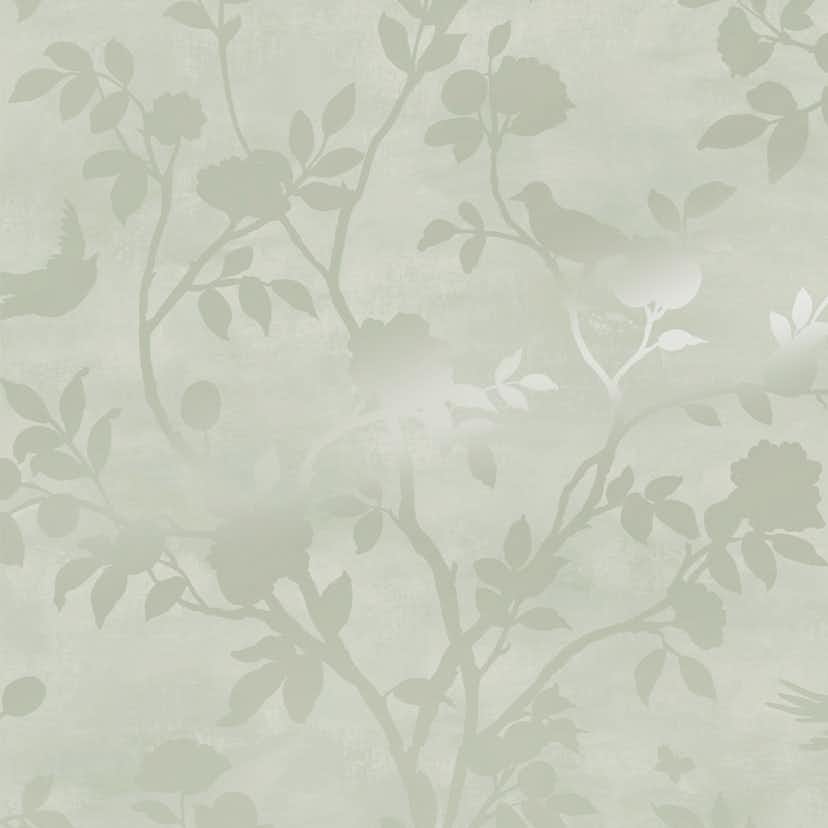 Tapet Laura Ashley Eglantine Silhouette Eau de Nil