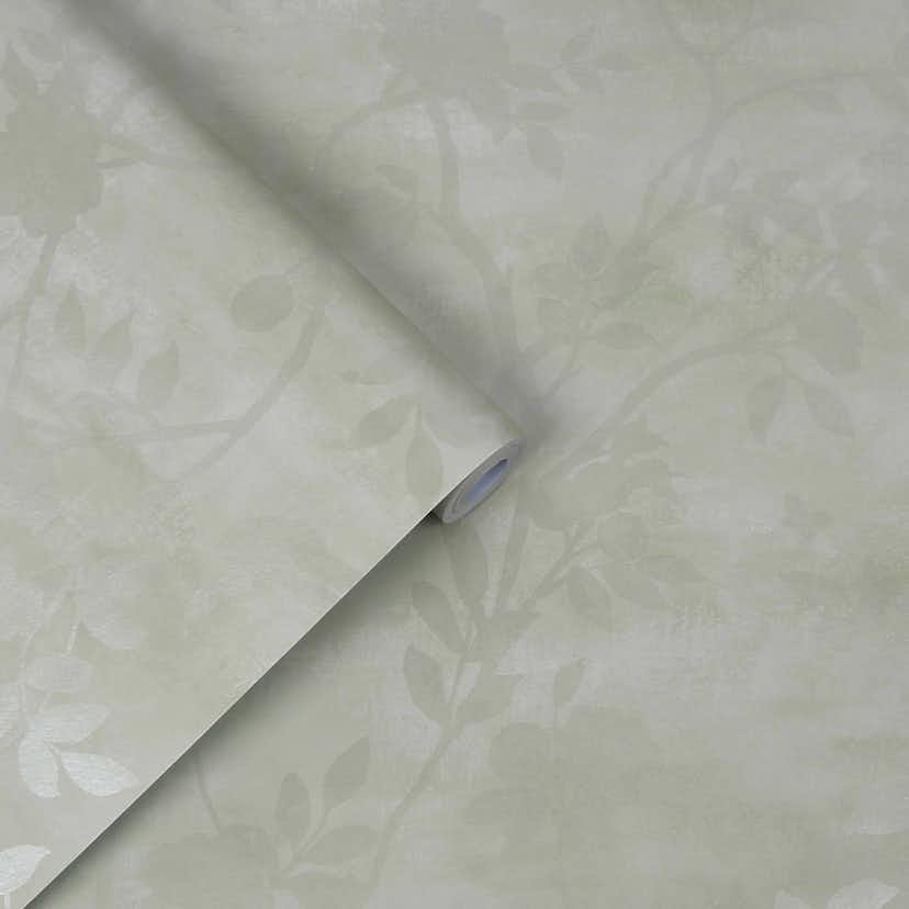 Tapet Laura Ashley Eglantine Silhouette Eau de Nil