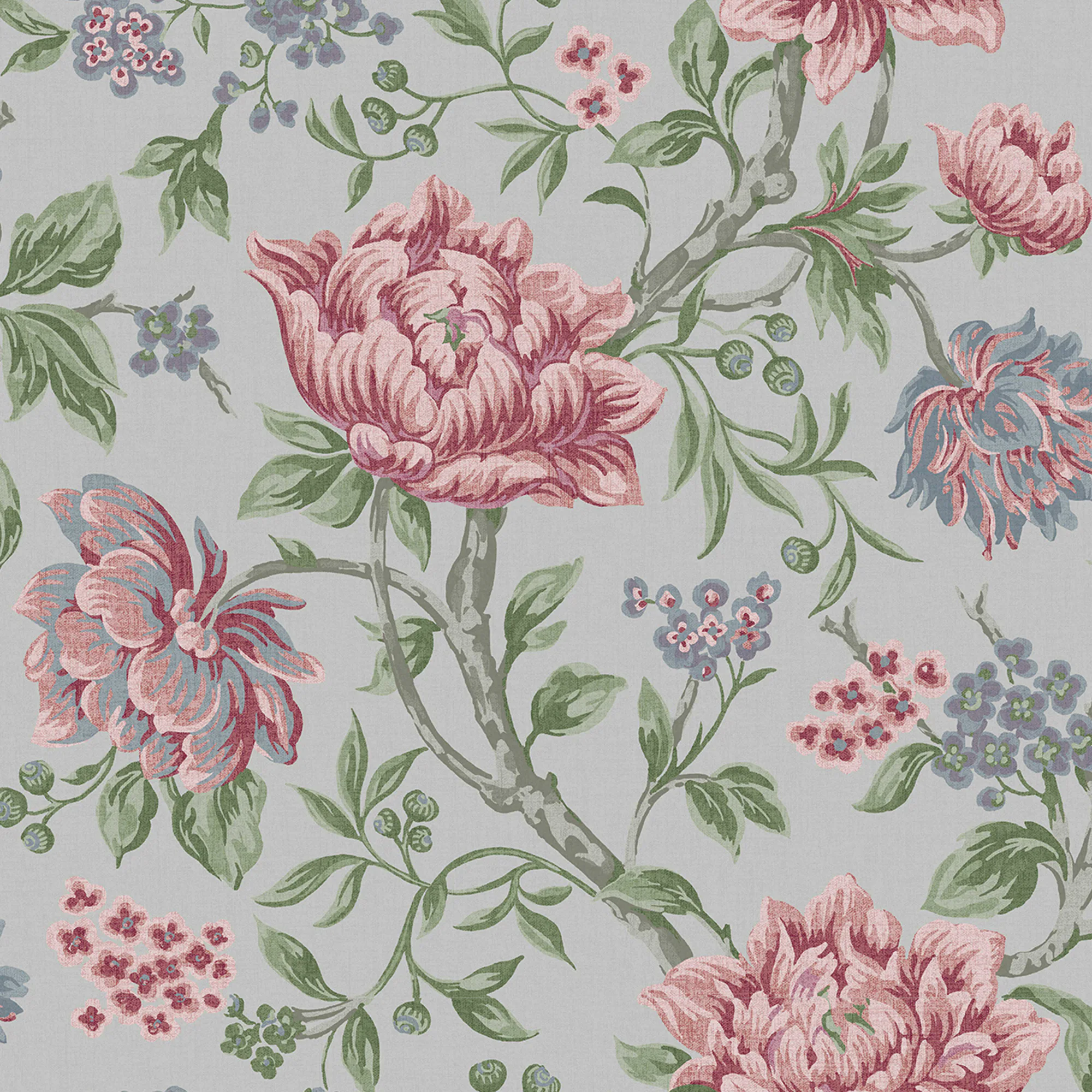 Tapet Laura Ashley Tapestry Floral Slate Gra