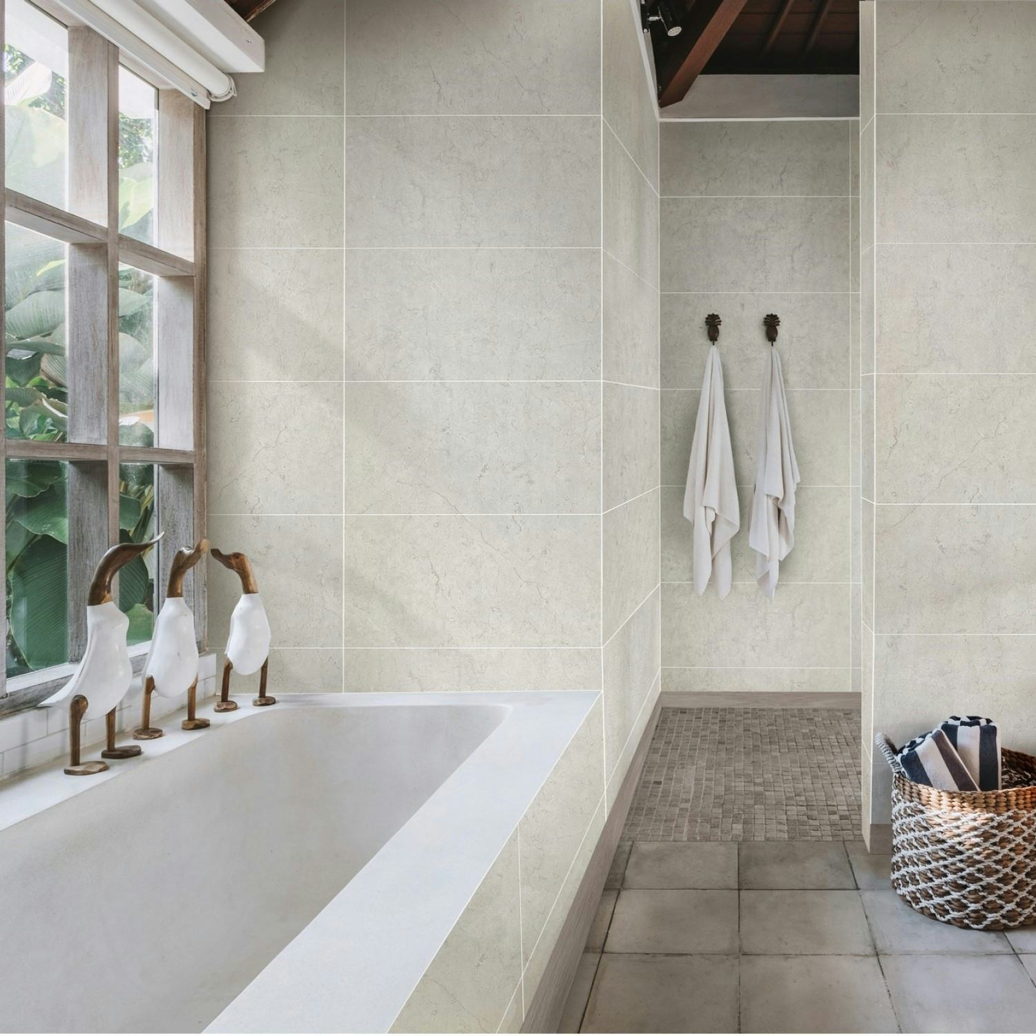 Våtrumsskiva BerryAlloc Wall & Water Santorin Marmor 60x30