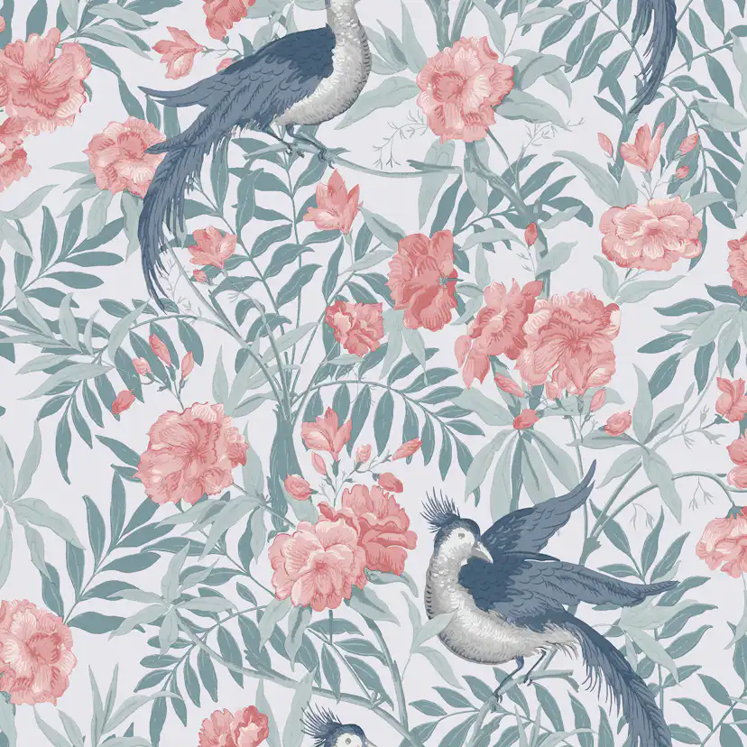 Tapet Laura Ashley Osterley Rosewood