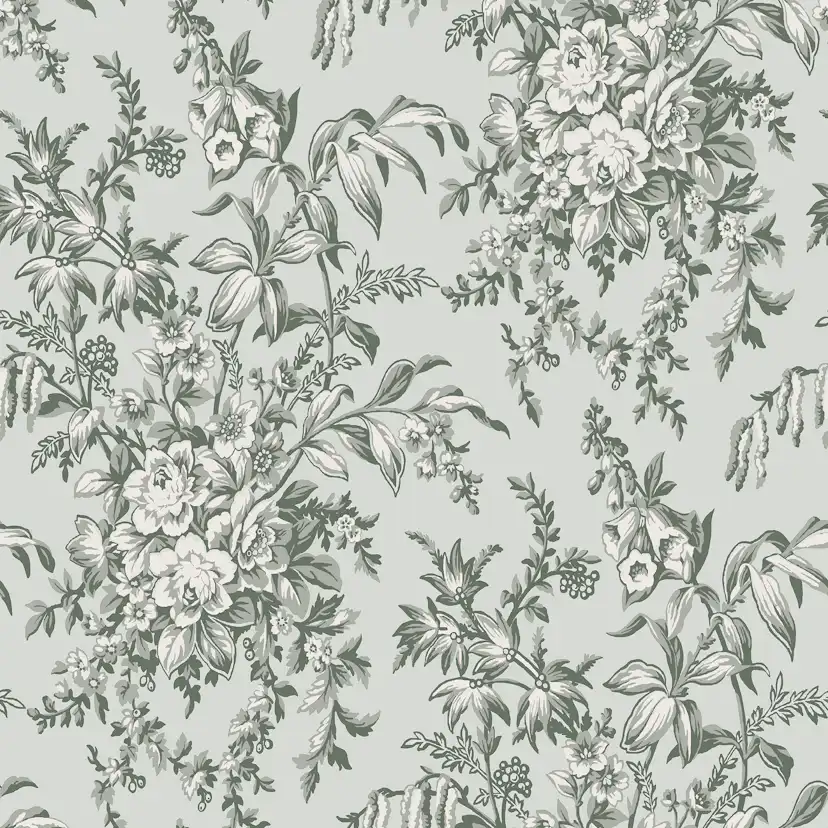 Tapet Laura Ashley Picardie Sage