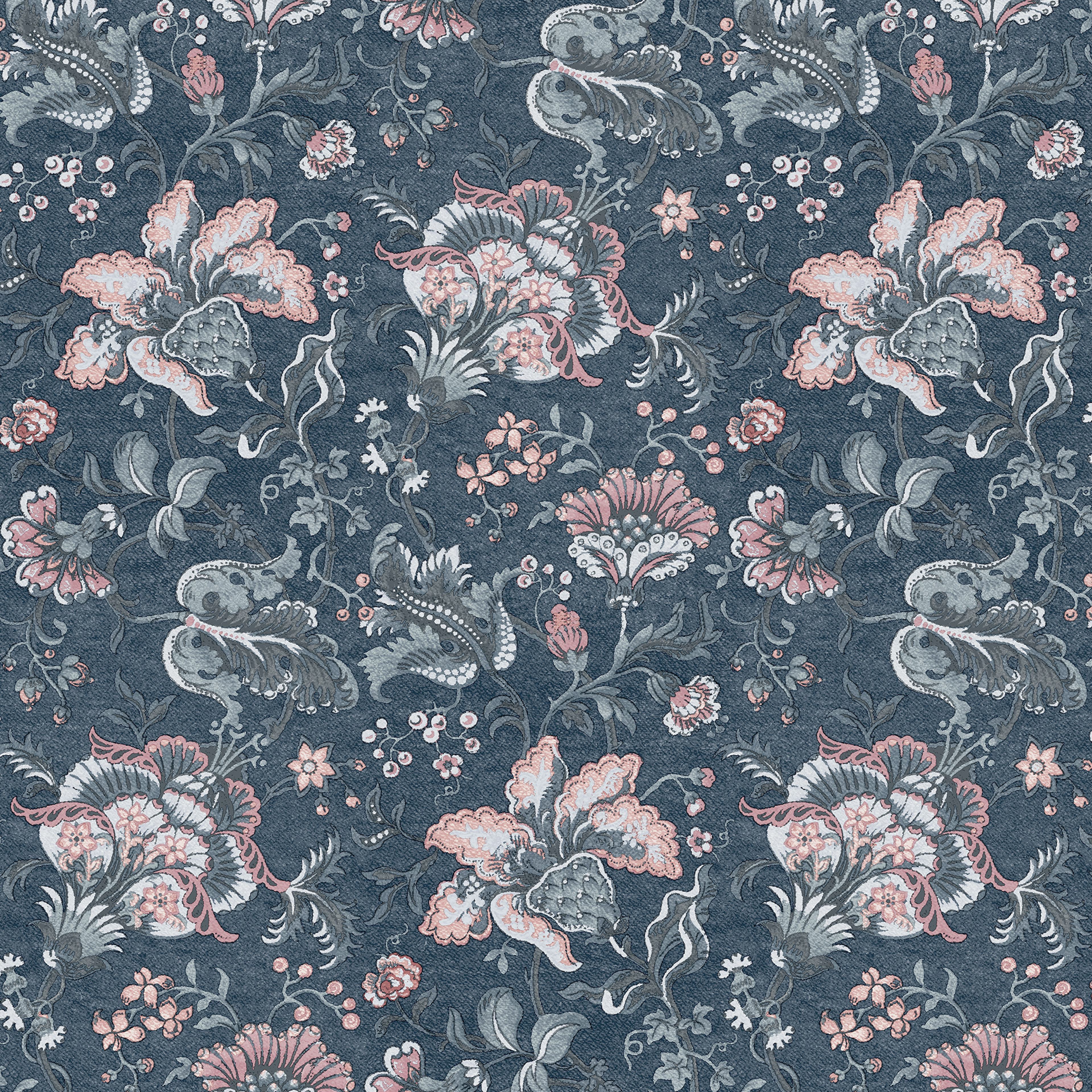 Tapet Laura Ashley Portia Dark Seaspray