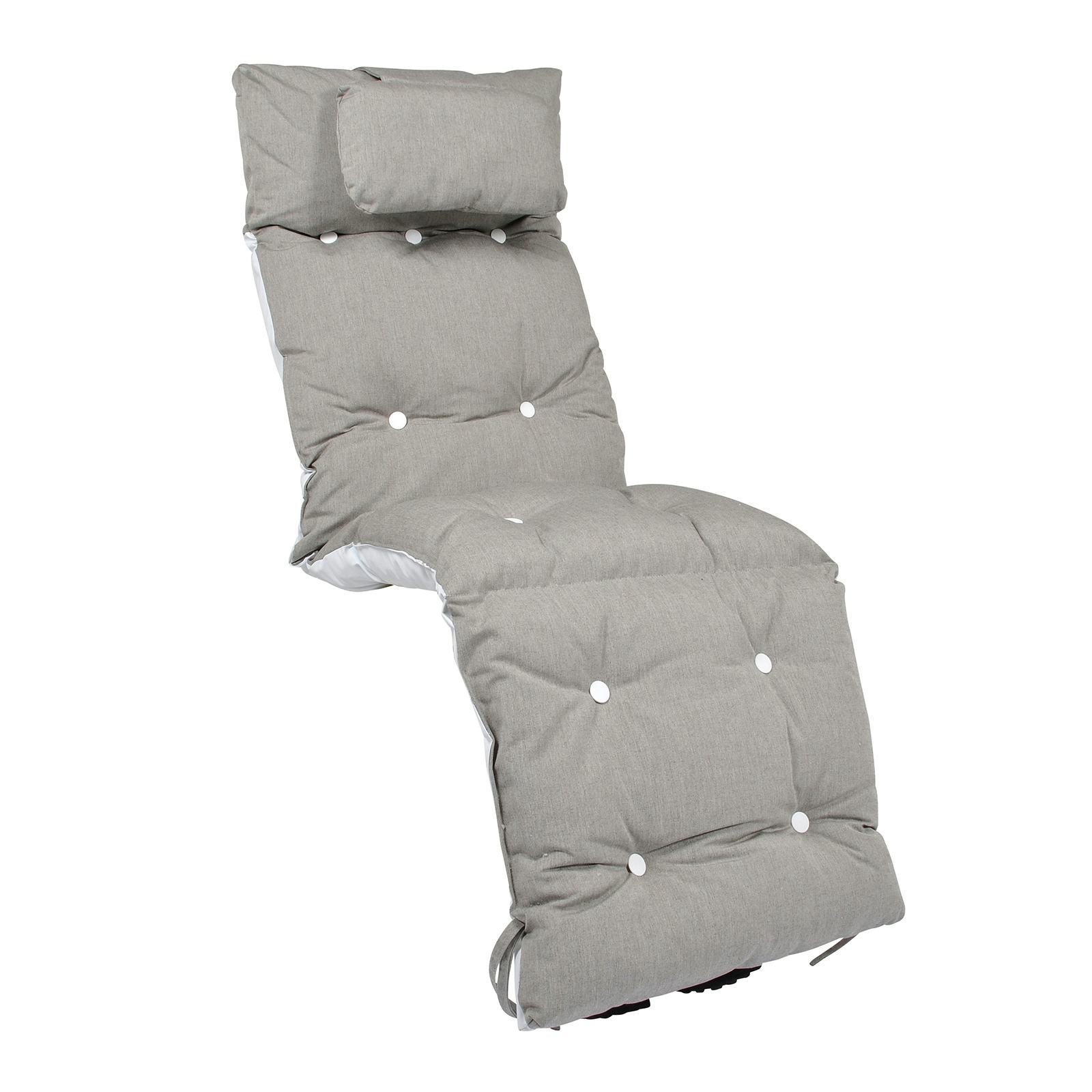 Däckstolsdyna Fritab Standard Baden-Baden Askgrå Dyna till Trädgårdsstol