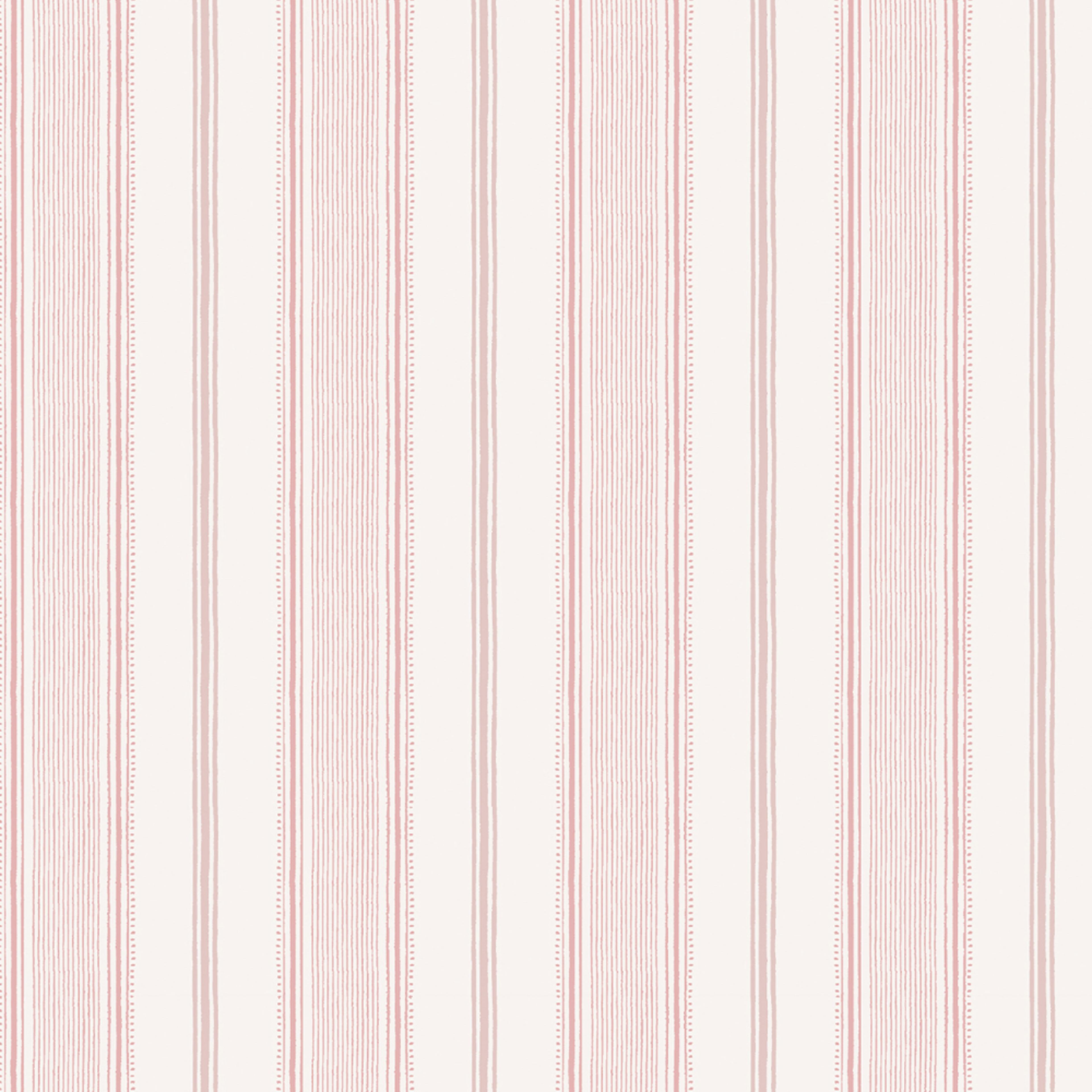Tapet Laura Ashley Heacham Stripe Rosa