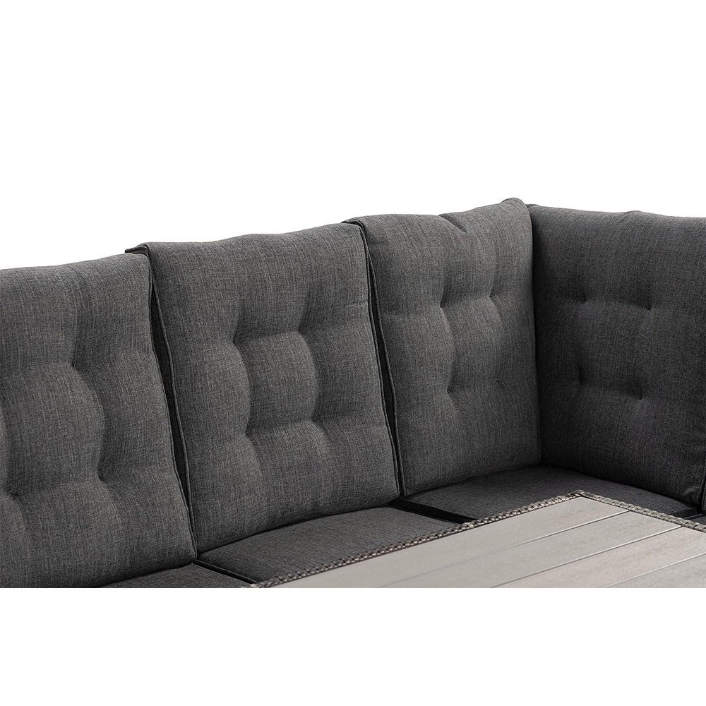 James Lyx Loungegrupp Utomhus Vändbar - 5-sits Loungeset i Konstrotting för Trädgård och Uteplats