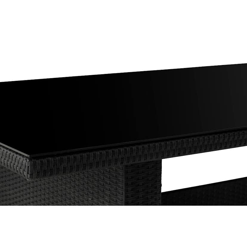 Utebord Comfort Garden Majestic 210x100 cm Svart