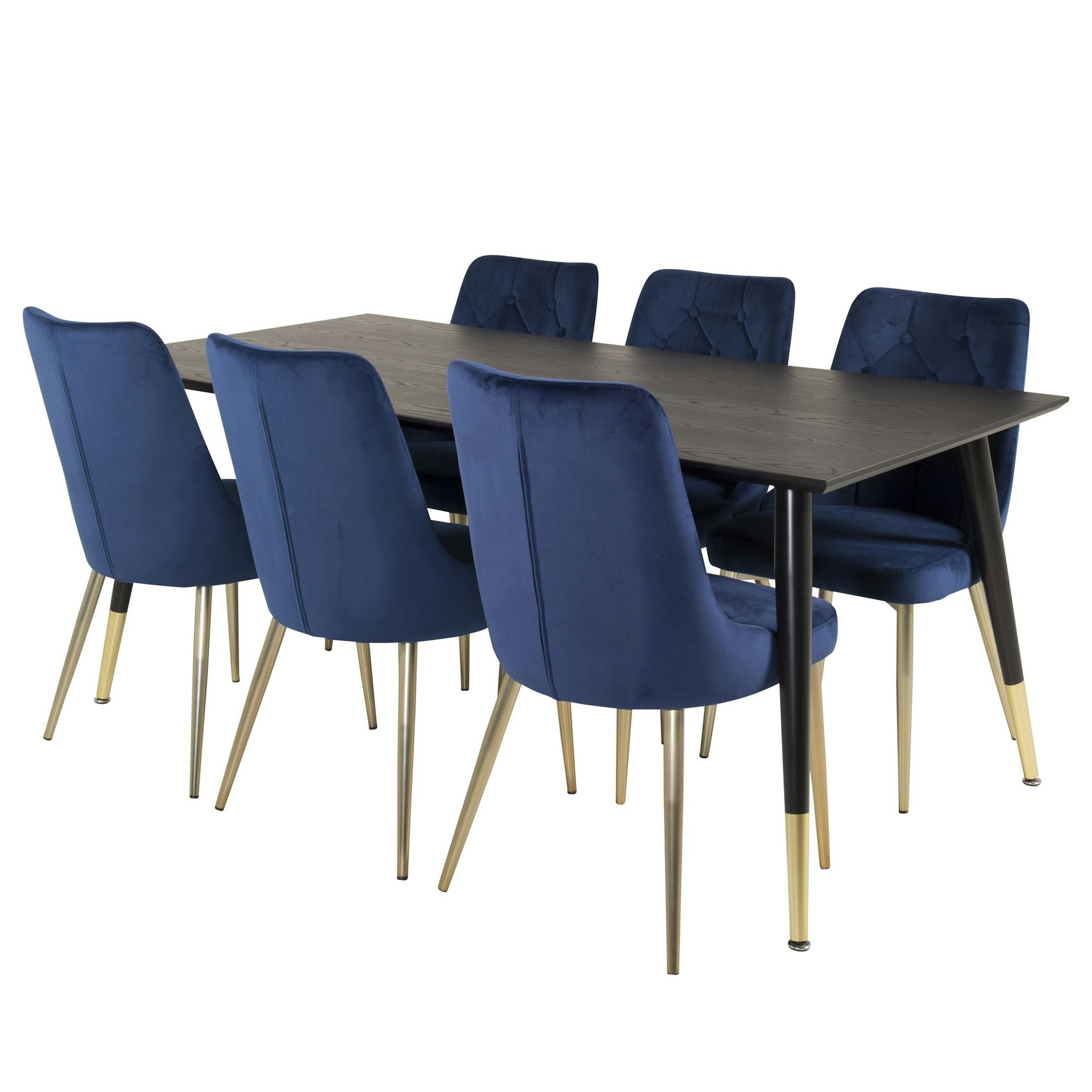 Svart/Mässing/Blå/Mässing