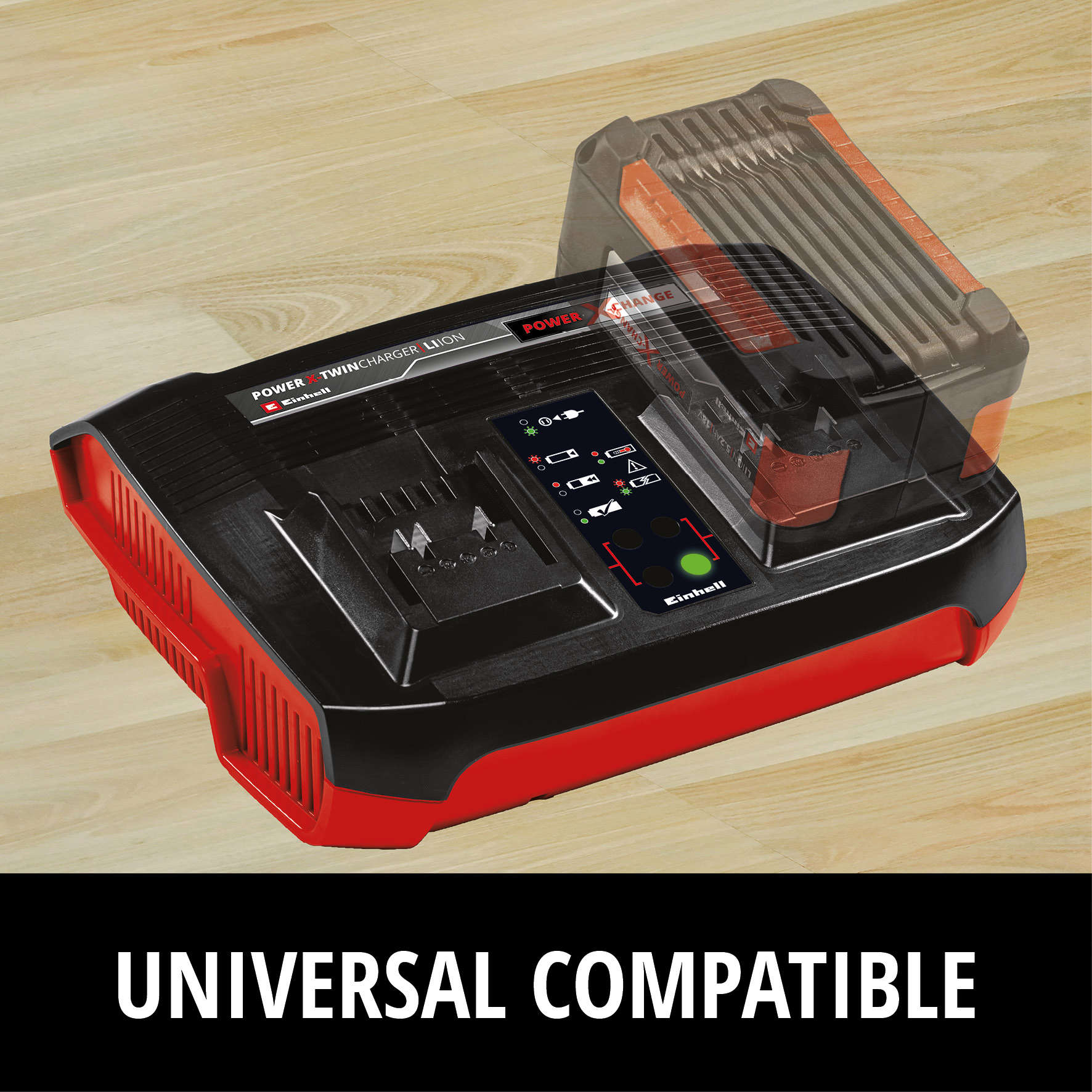 Laddare Einhell Twincharger 3A