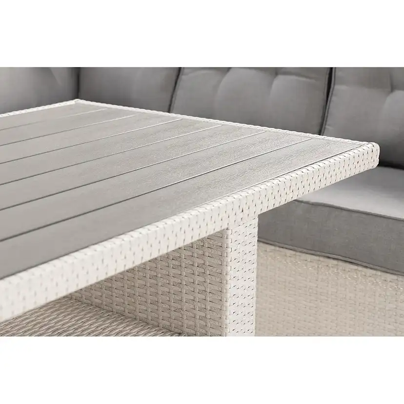 James Lyx Loungegrupp Utomhus Vändbar - 5-sits Loungeset i Konstrotting för Trädgård och Uteplats