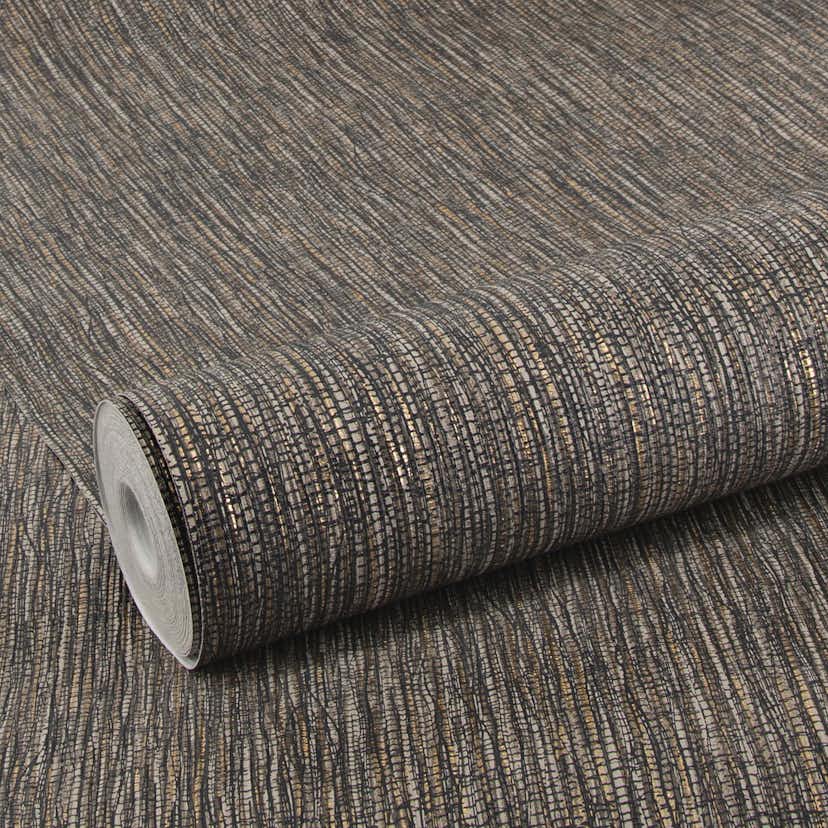 Tapet Sublime Grass Brun Gold