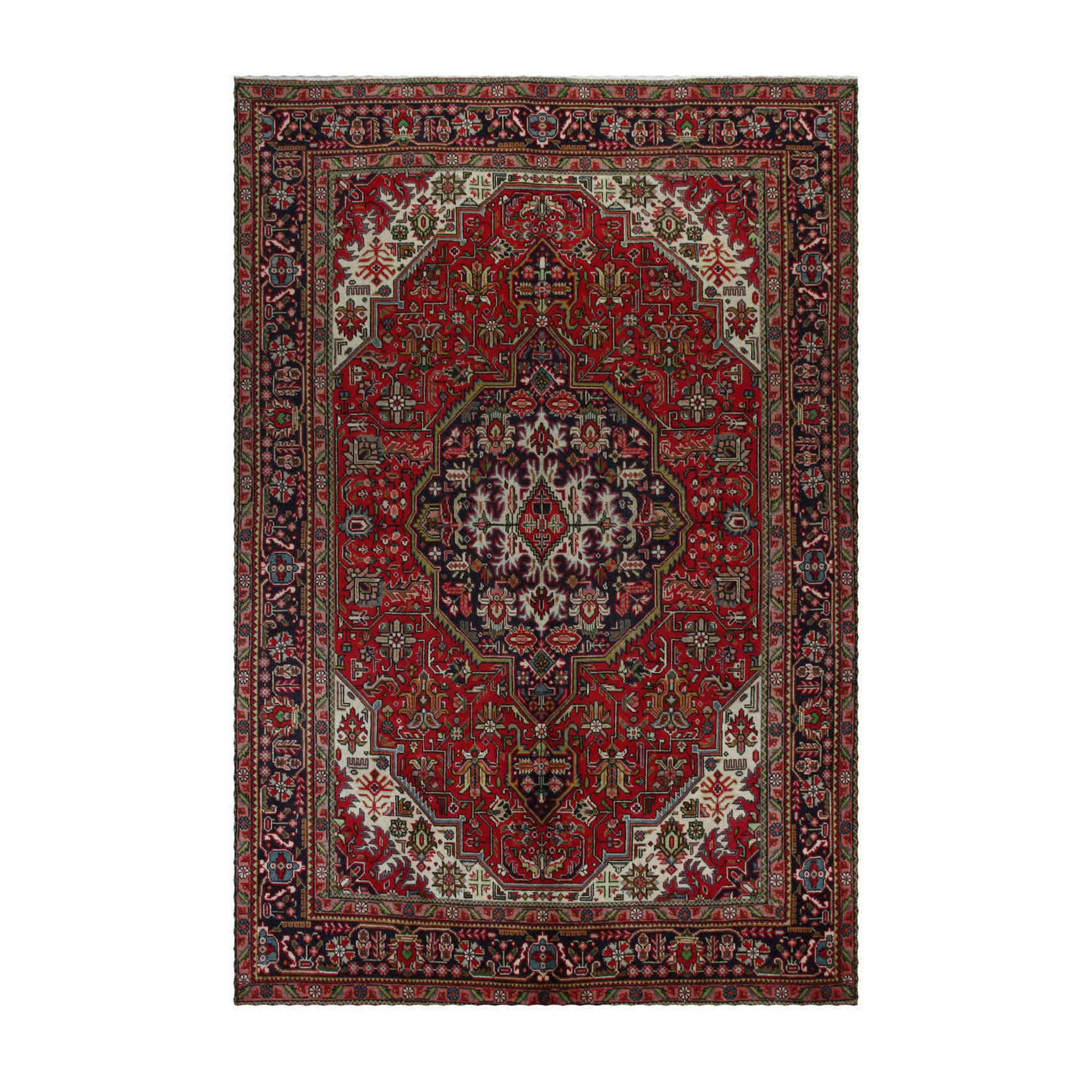 Persisk Matta Arkiio Tabriz Vintage Original 199x295