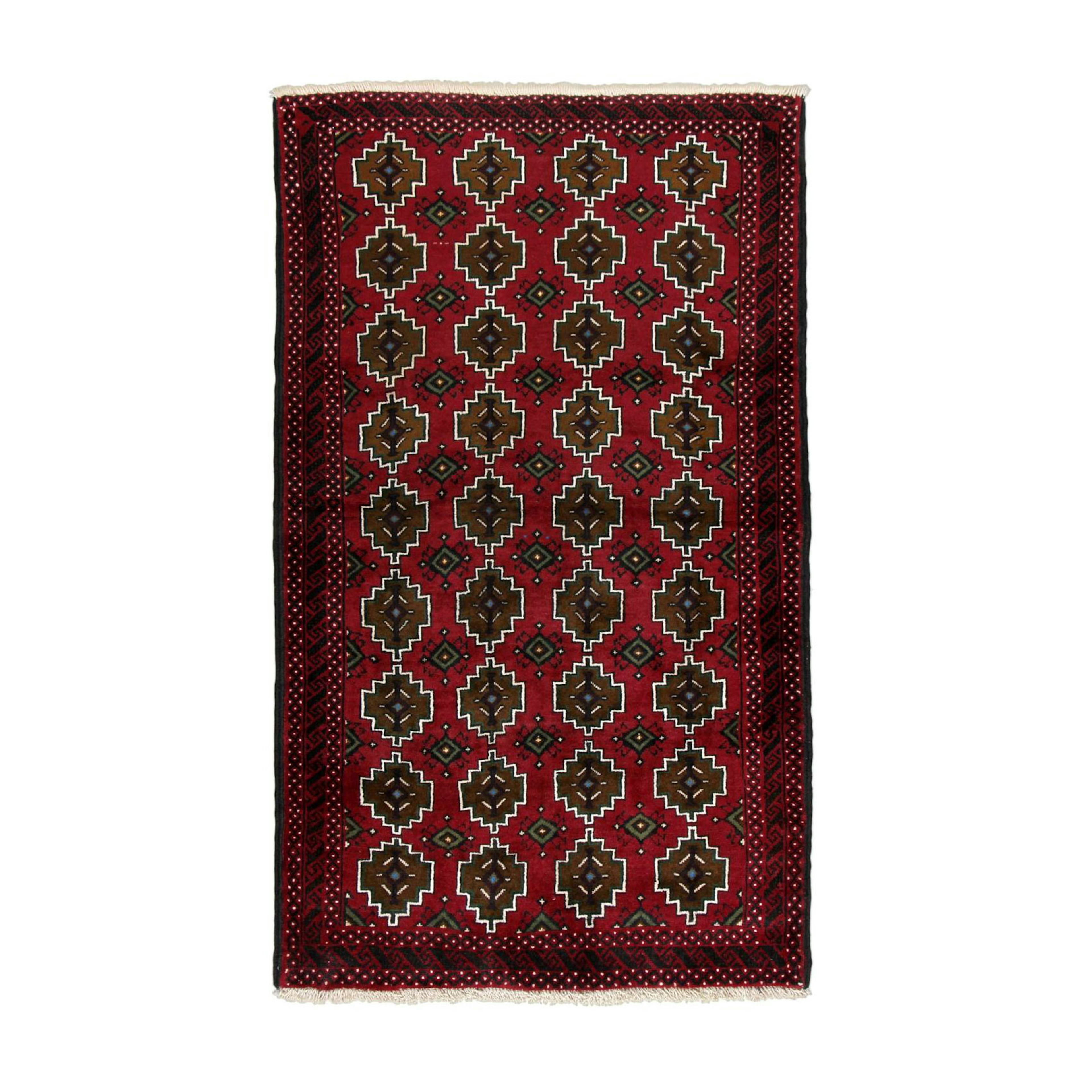 Persisk Matta Arkiio Beluch Röd 110x186