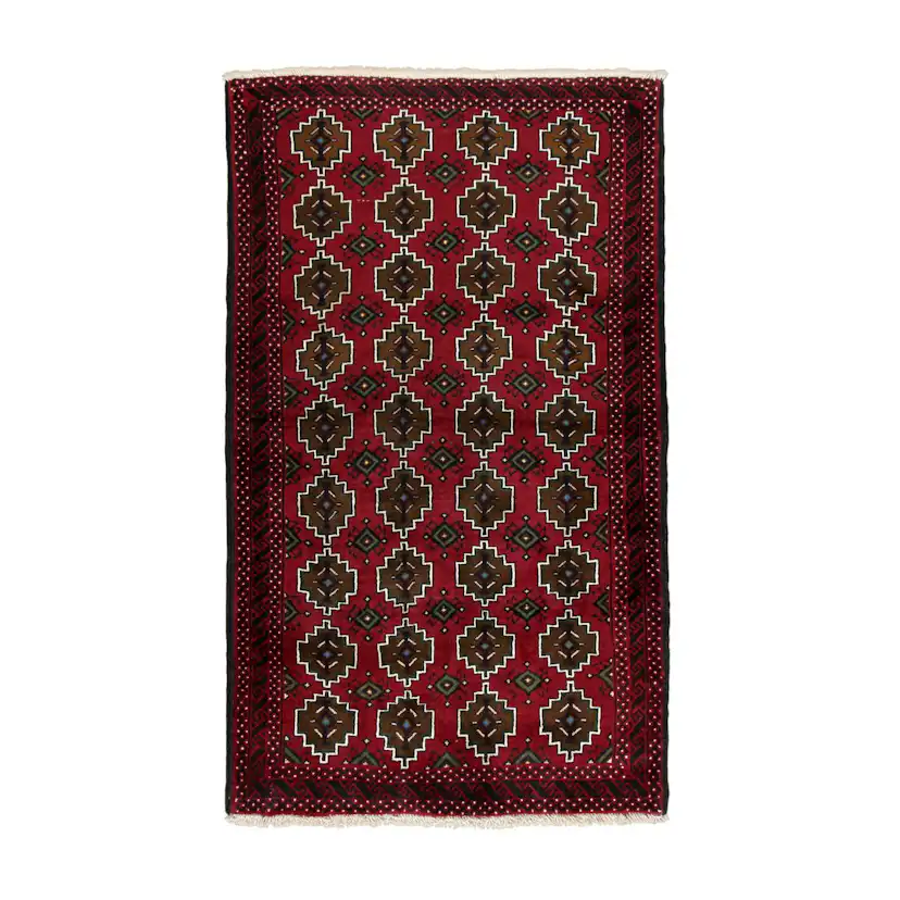 Persisk Matta Arkiio Beluch Röd 110x186