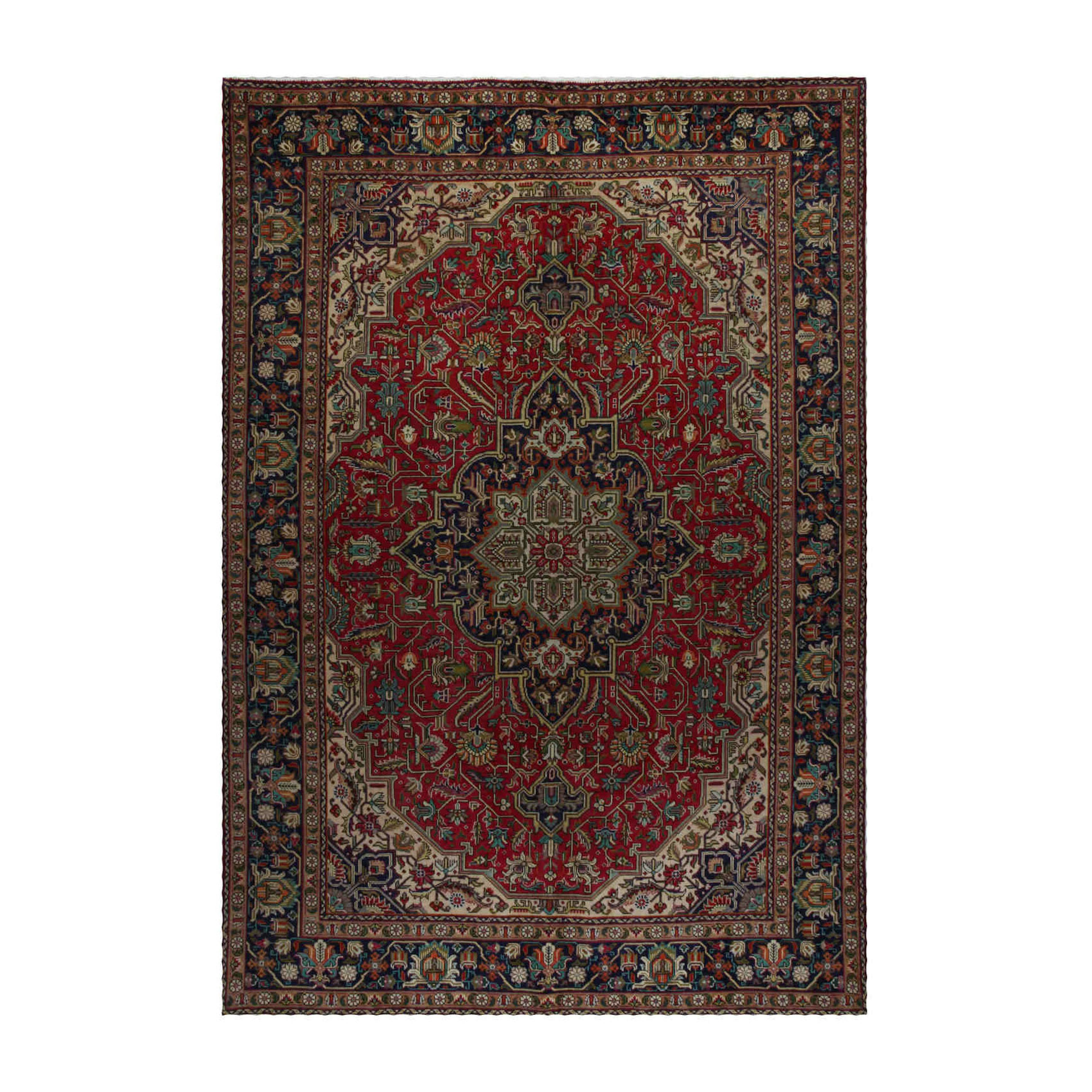 Persisk Matta Arkiio Tabriz Vintage Original 202x293