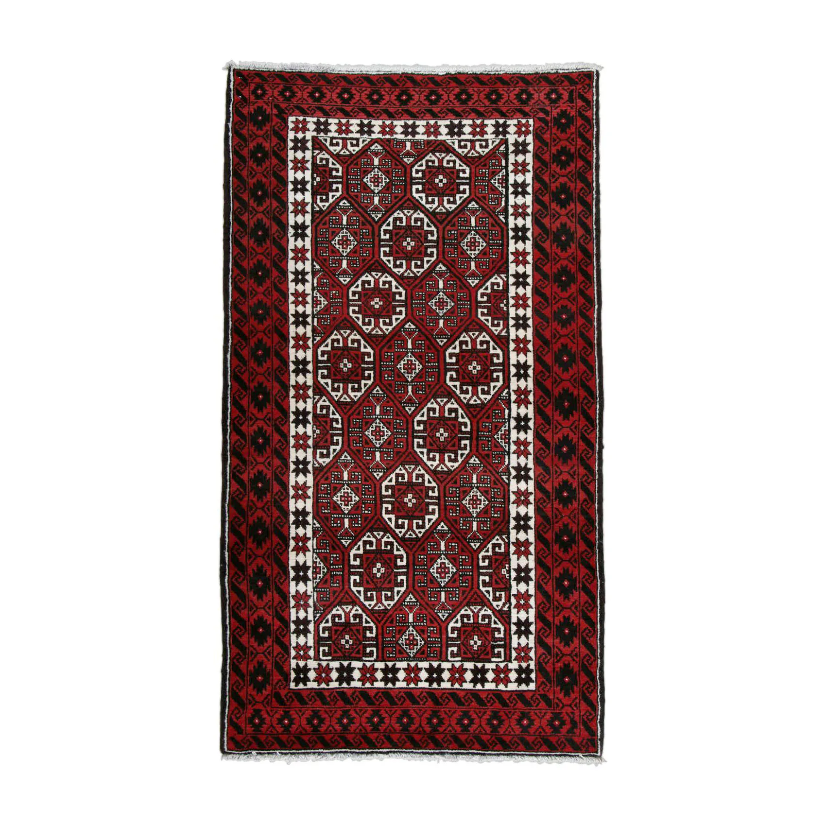 Persisk Matta Arkiio Beluch Röd 103x189