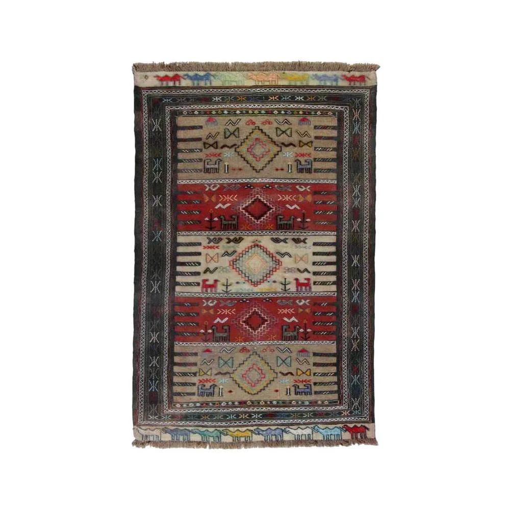 Persisk Nålmatta Quchan Kelim 113x176