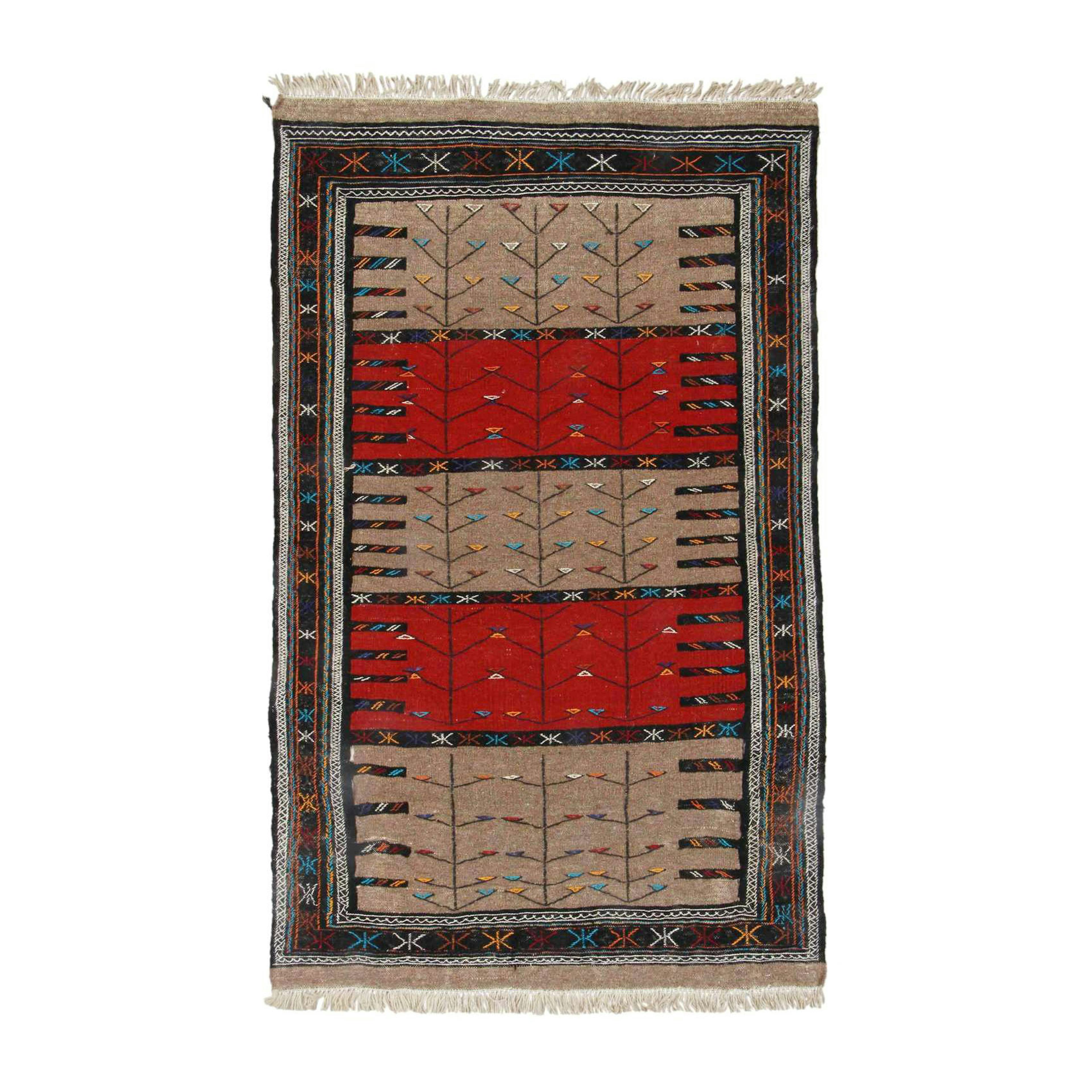 Persisk Nålmatta Arkiio Quchan Kelim Exklusiv 108x177