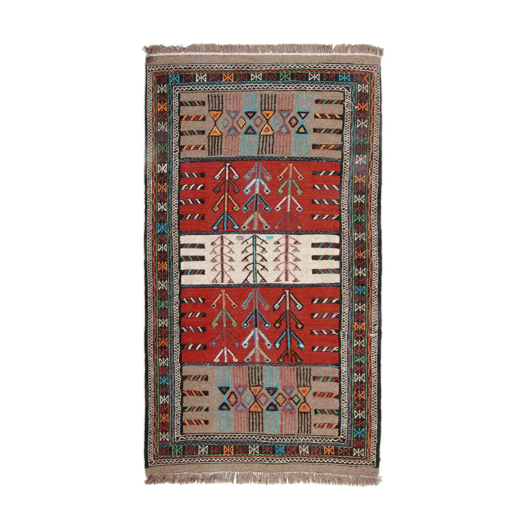 Persisk Nålmatta Arkiio Quchan Kelim Exklusiv 110x196