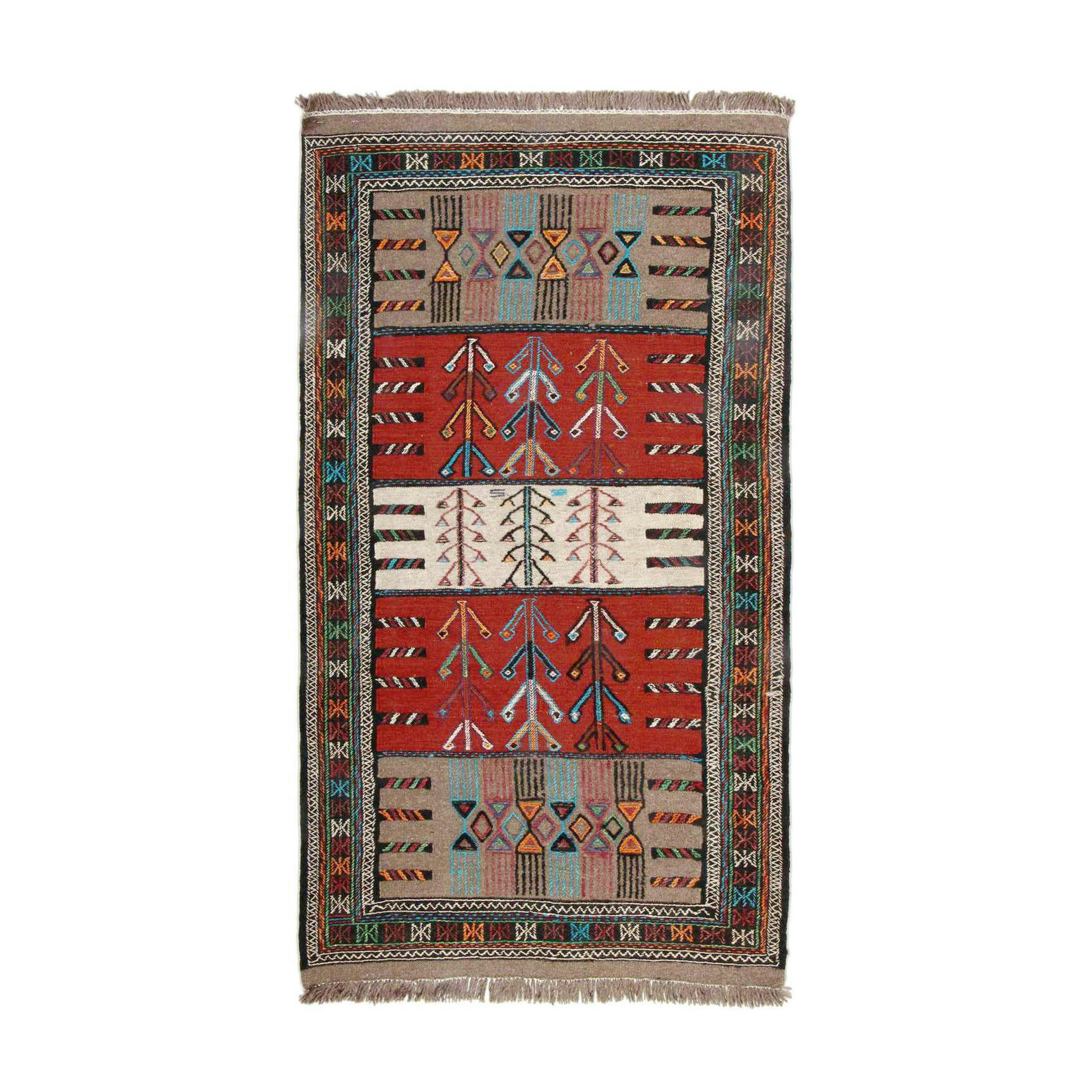 Persisk Nålmatta Arkiio Quchan Kelim Exklusiv 110x196