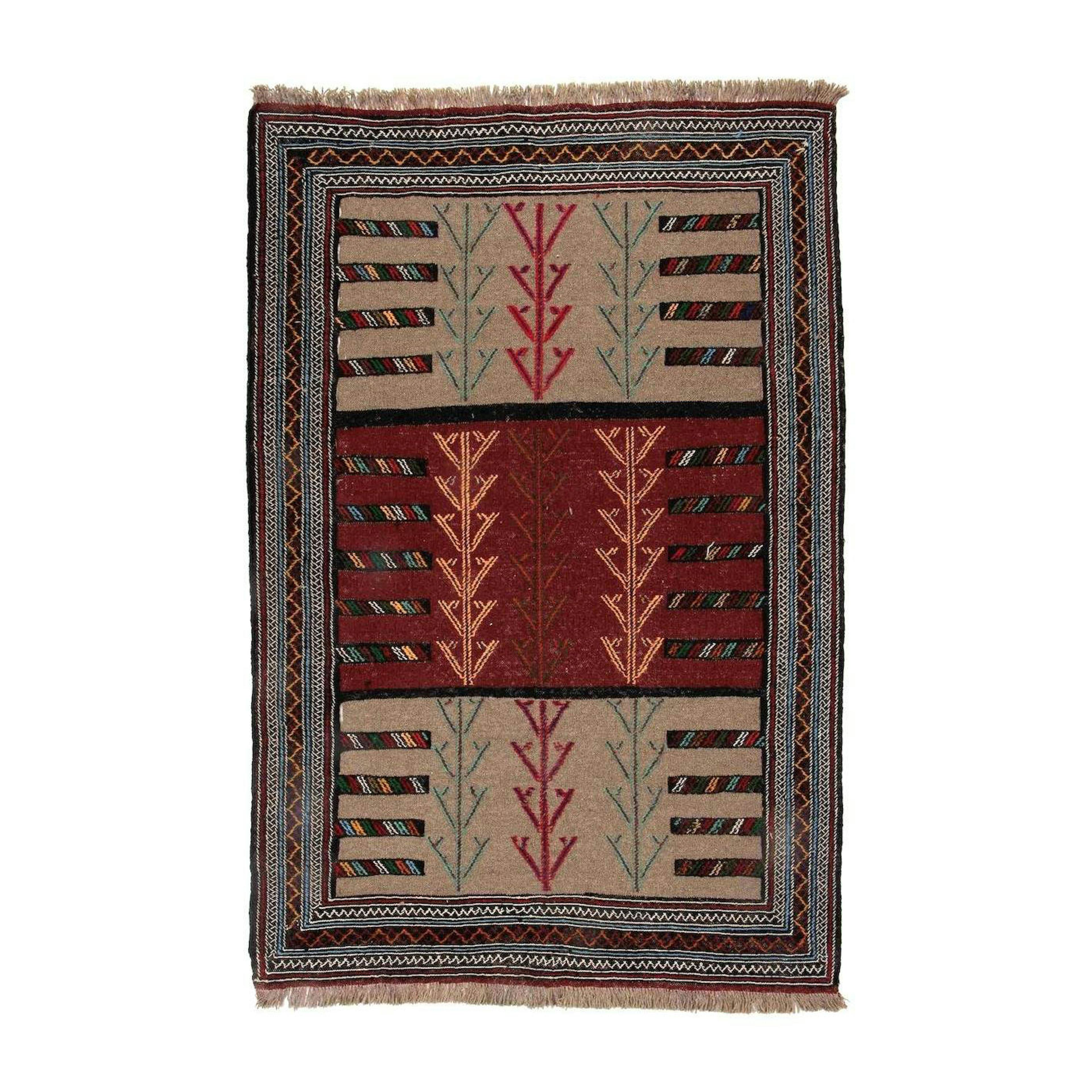 Persisk Nålmatta Arkiio Quchan Kelim Exklusiv 123x180