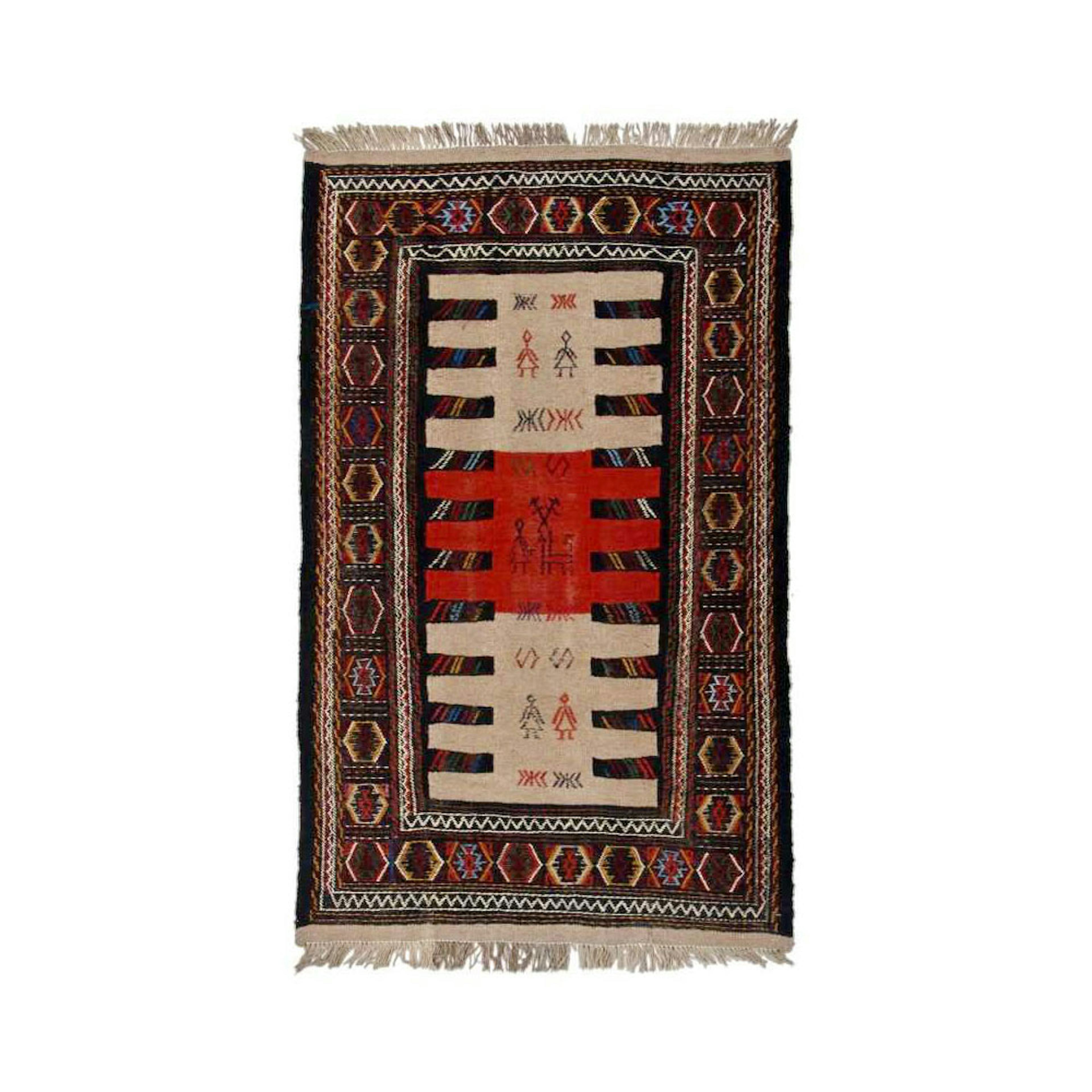 Persisk Nålmatta Arkiio Quchan Kelim Exklusiv 105x175