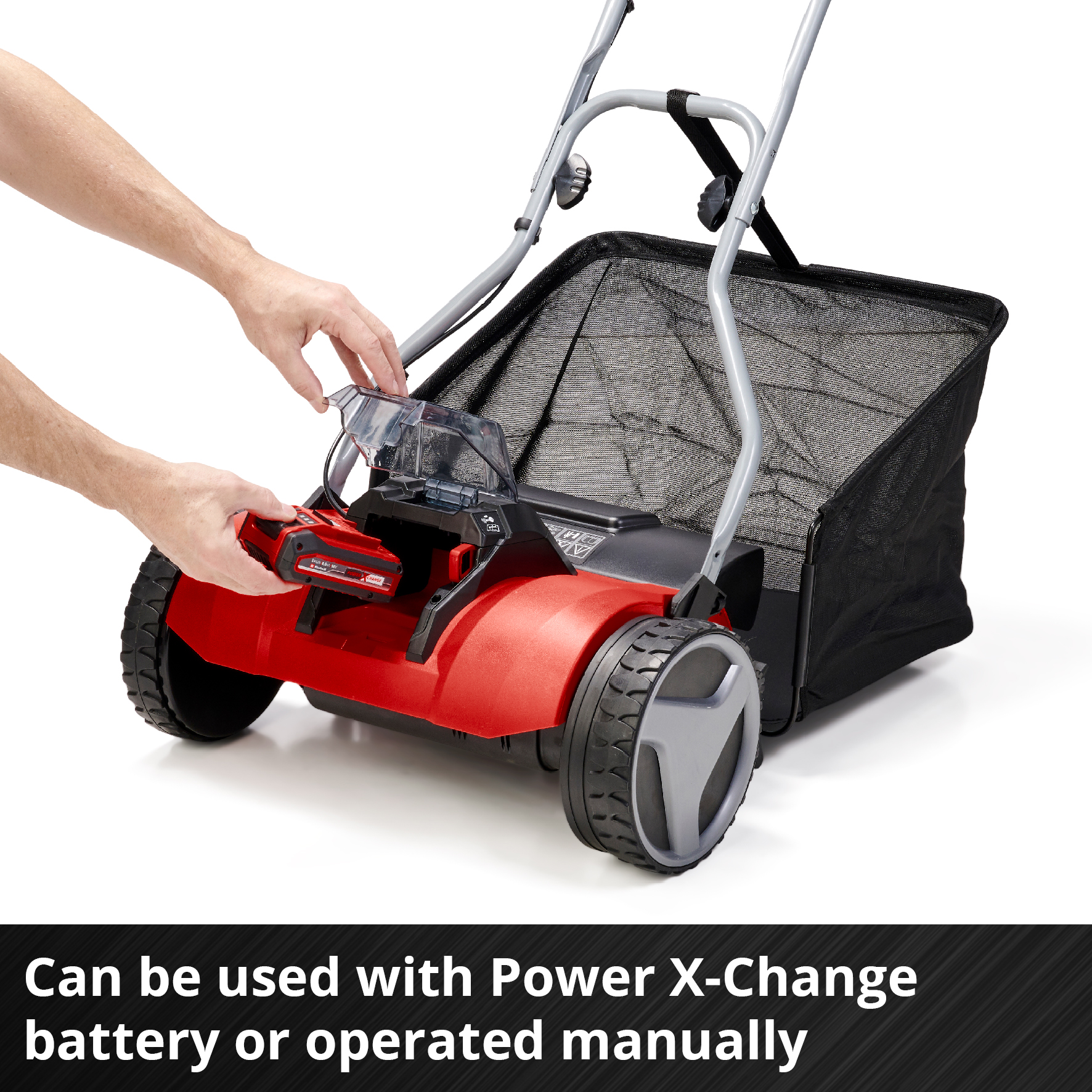 Cylindergräsklippare Einhell GE-HM 18/38 Li-Solo utan Batteri