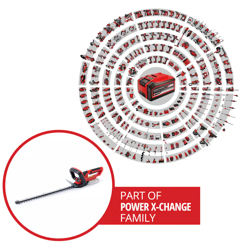 Häcksax Einhell 55 cm 18 V Li-jon Solo GE-CH 1855/1 utan Batteri