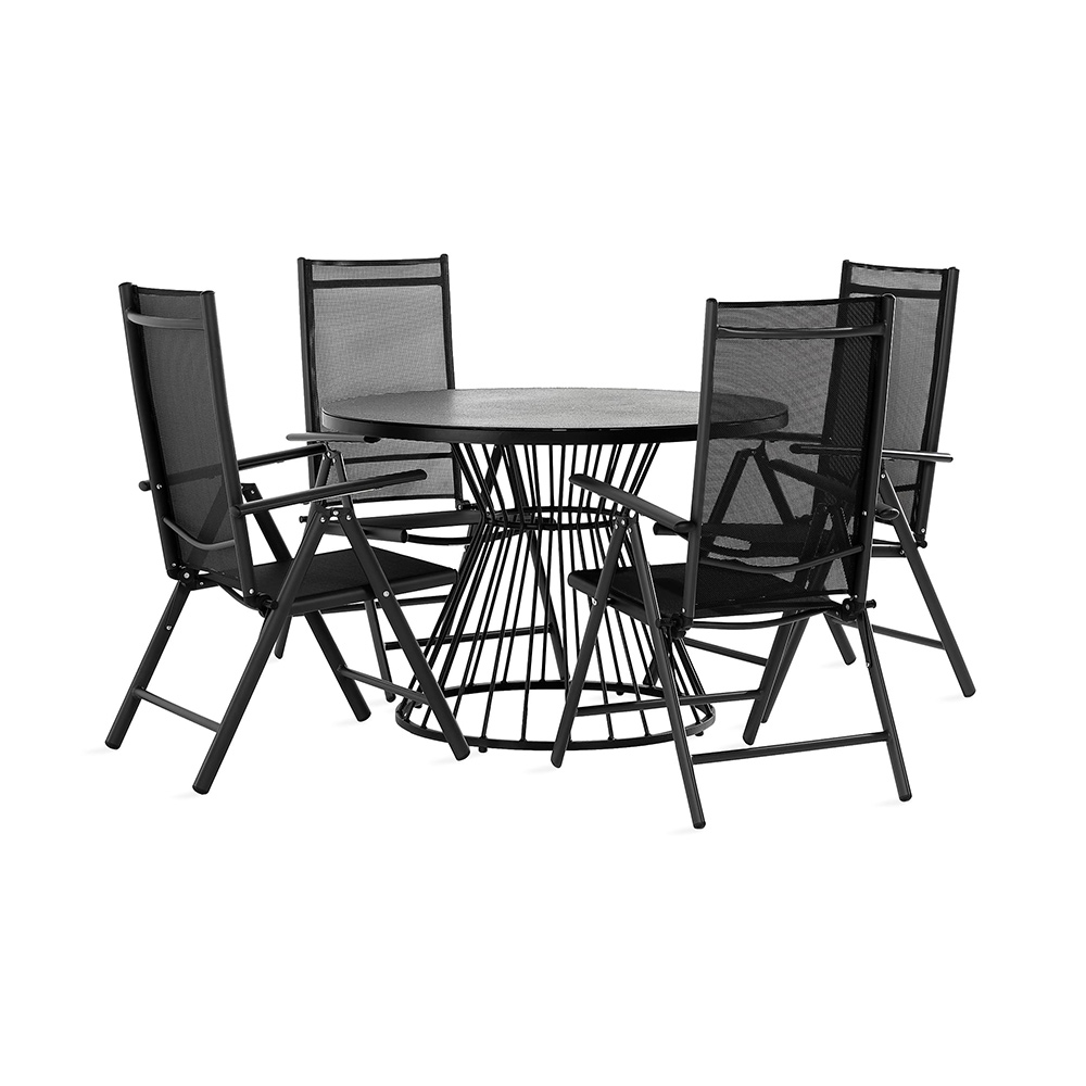 Kingman sling folding online patio set