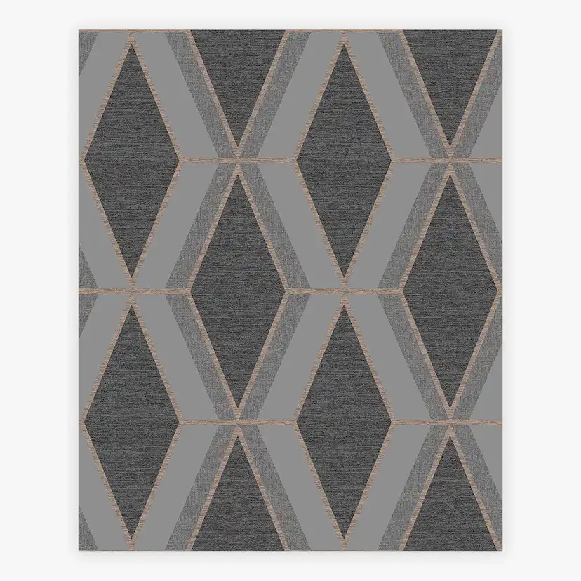 Tapet NEXT Optical Triangle Grey