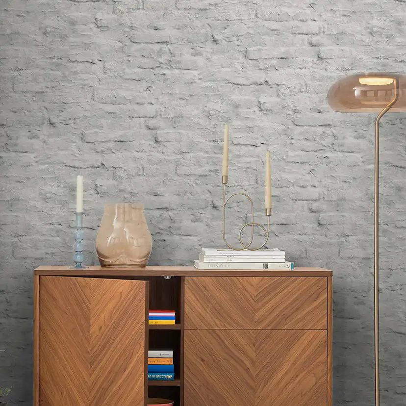 Tapet NEXT Contemporary Brick White