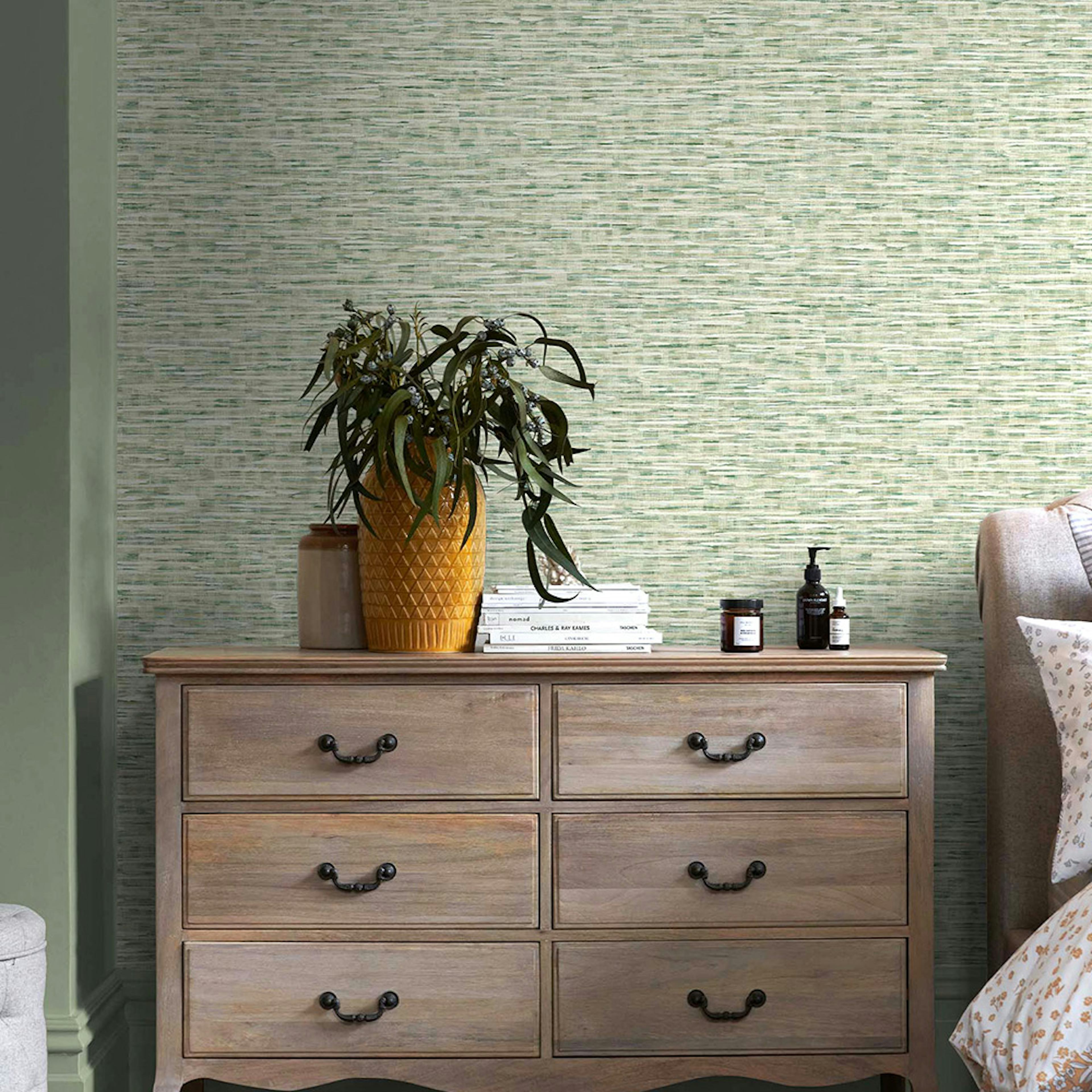 Tapet NEXT Watercolour Abstract Green