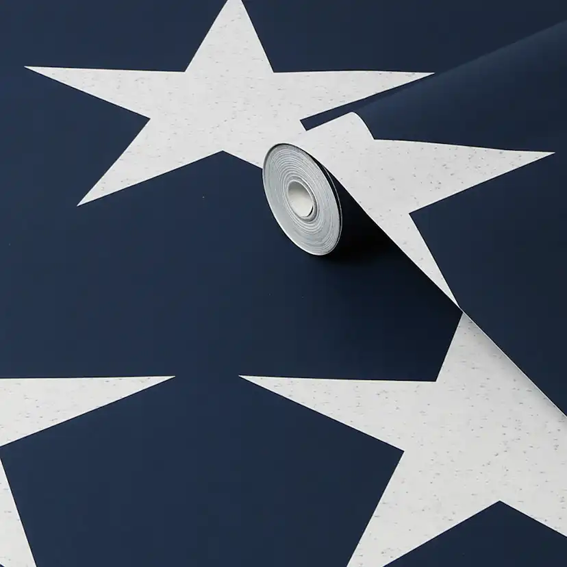 Tapet NEXT Stars Navy Blue