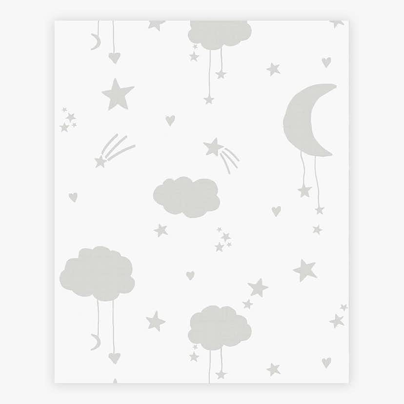 Tapet NEXT Moon & Stars Grey