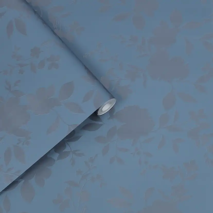 Tapet Laura Ashley Westbourne Midnight Blå 118484