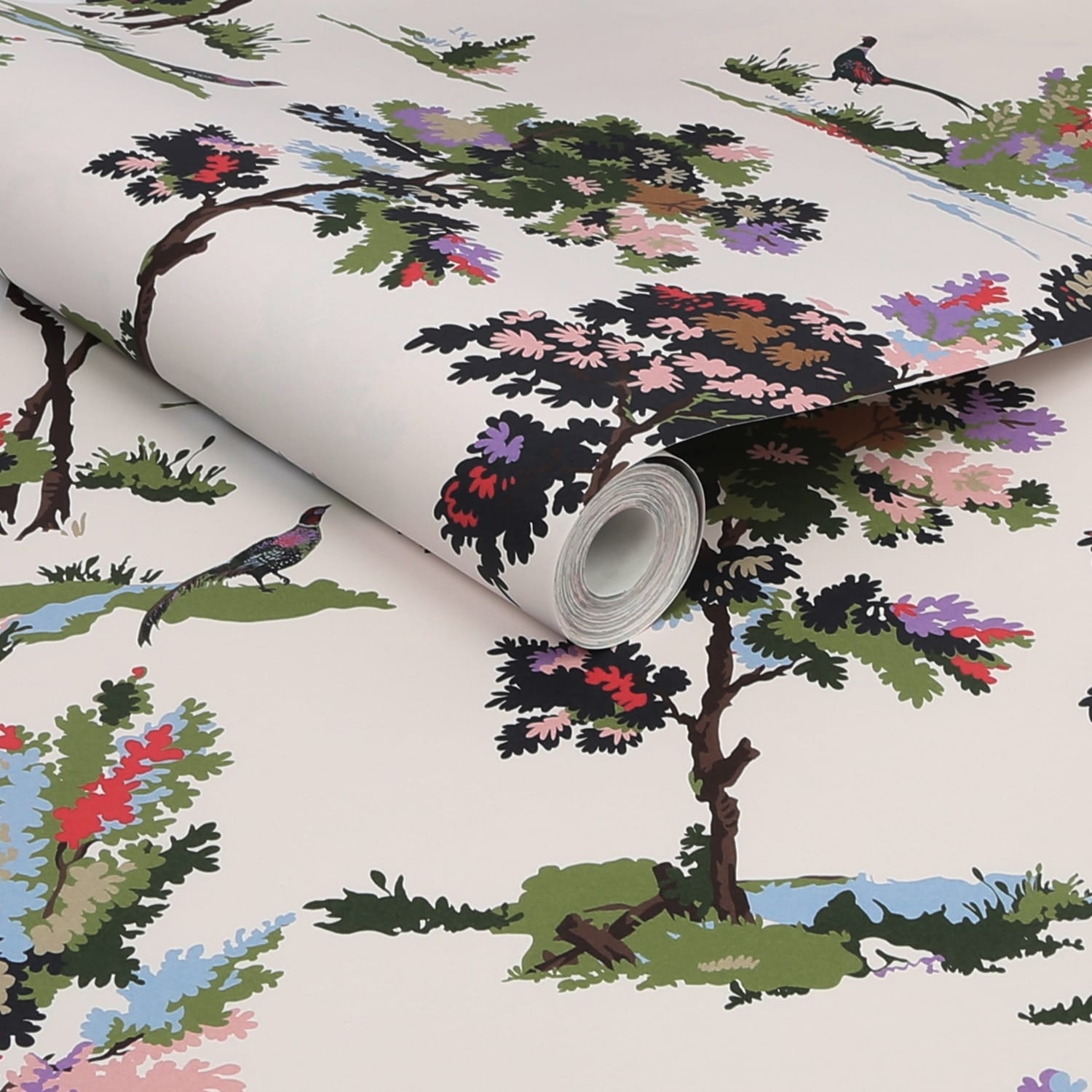 Tapet Joules Woodland Scene Dawn Grey